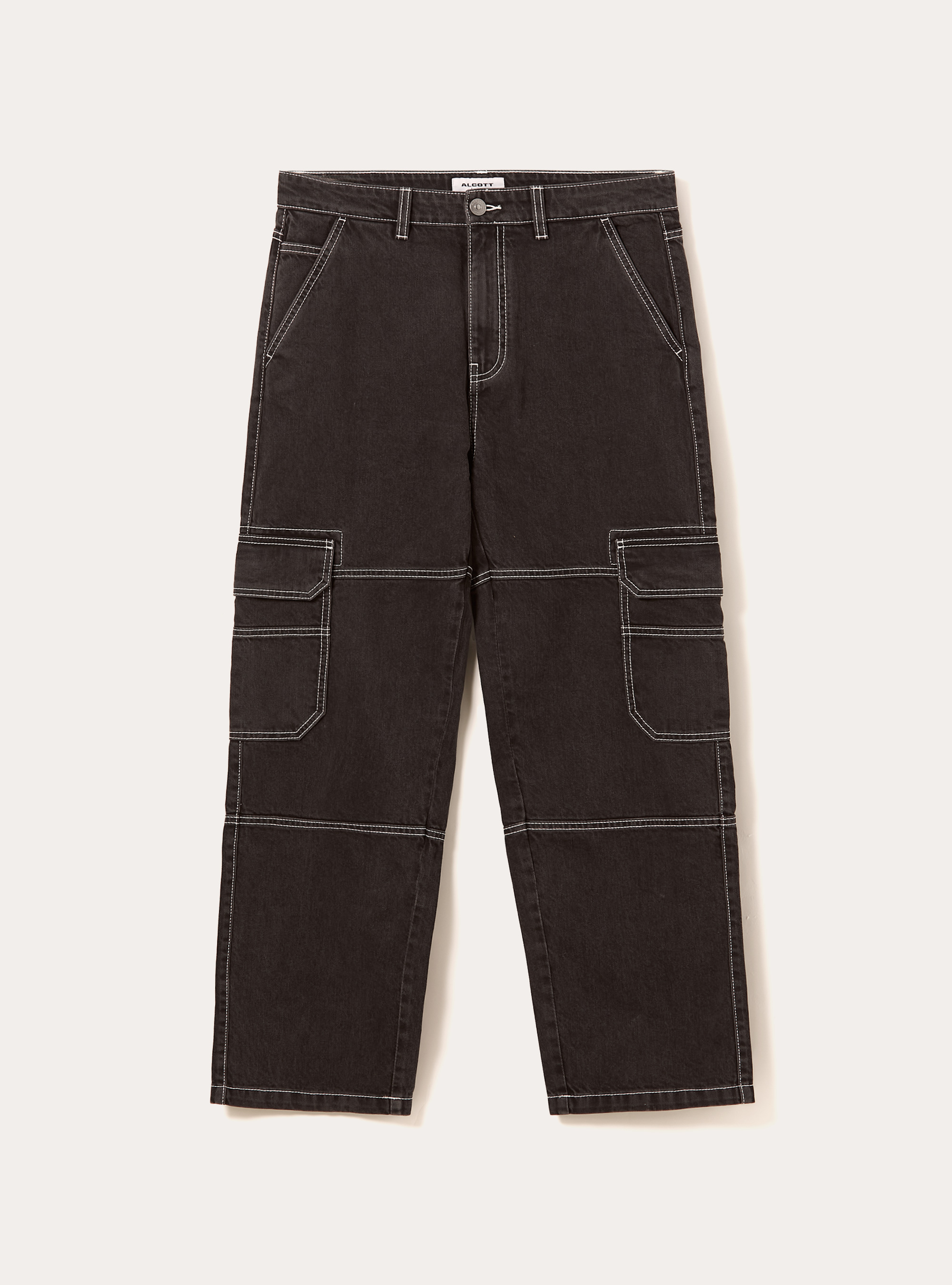 Cargo jeans, D000 BLACK
