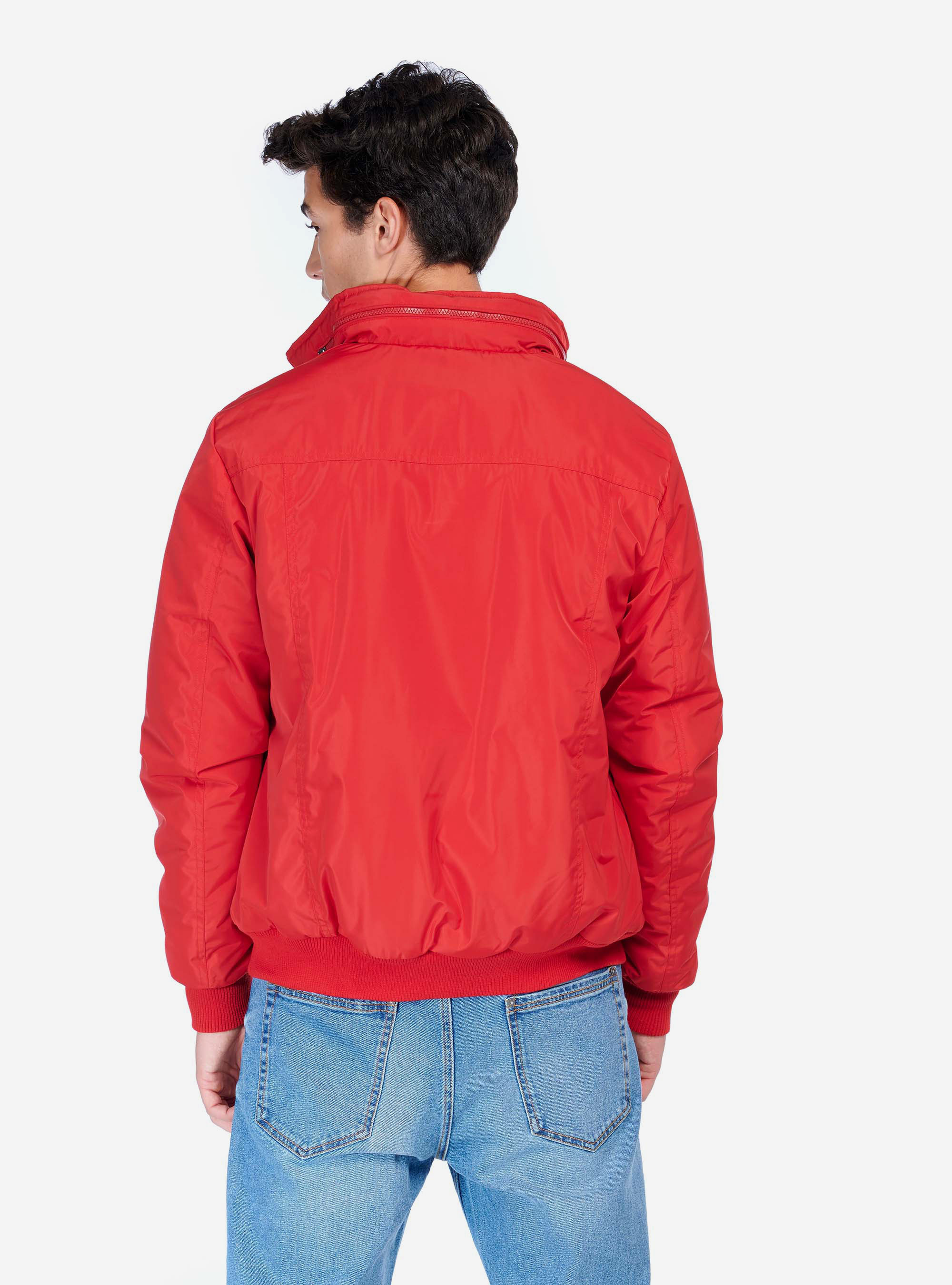 Blouson bomber basique, C351 RED