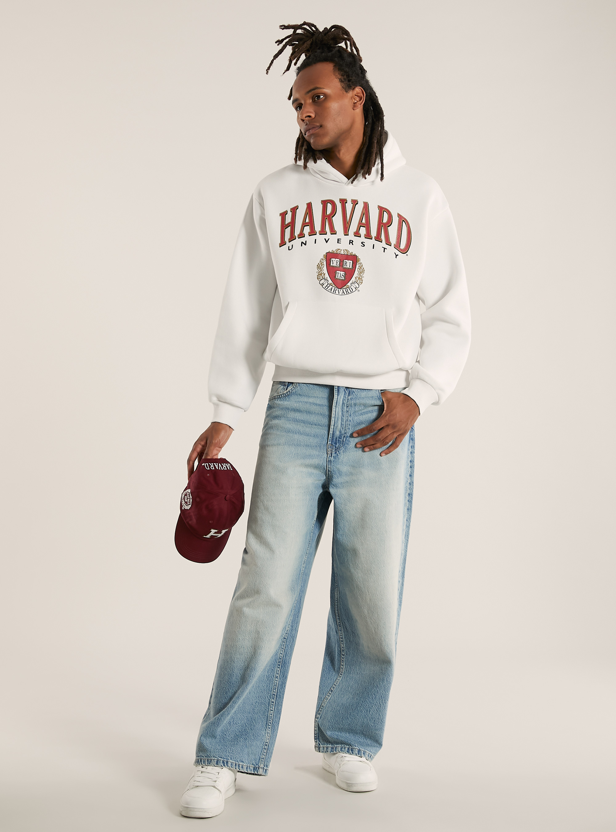 Harvard / Alcott sweatshirt, WH2 WHITE