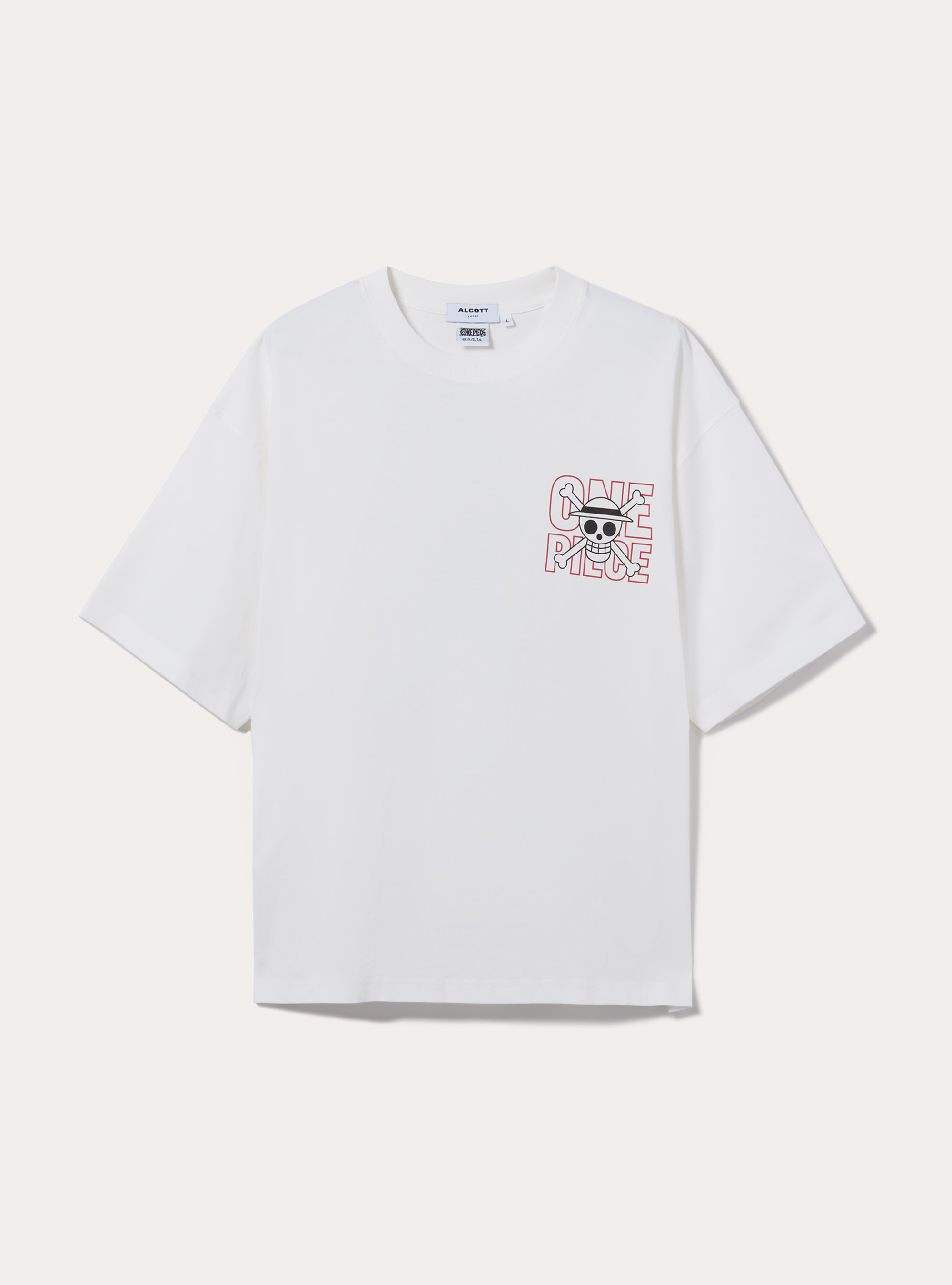 One Piece T-Shirt mit kastigem Schnitt / Alcott, WH2 WHITE