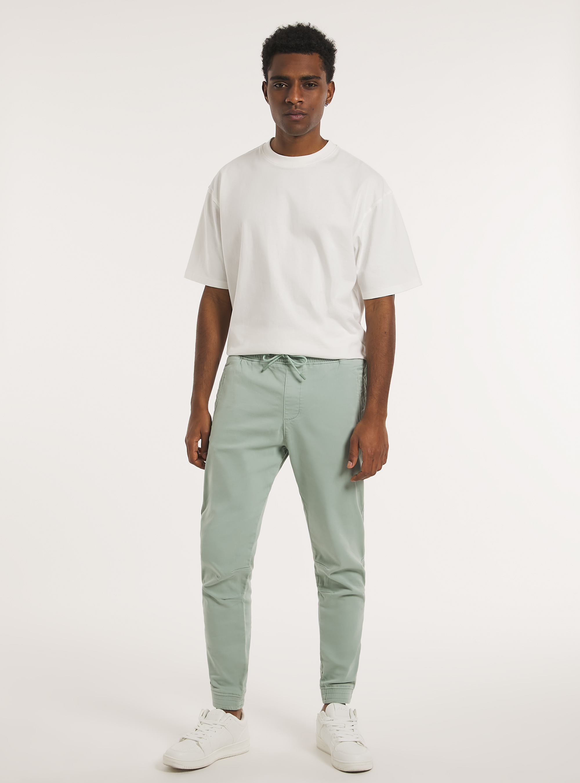 Pantalón jogger de algodón, GN3 GREEN LIGHT