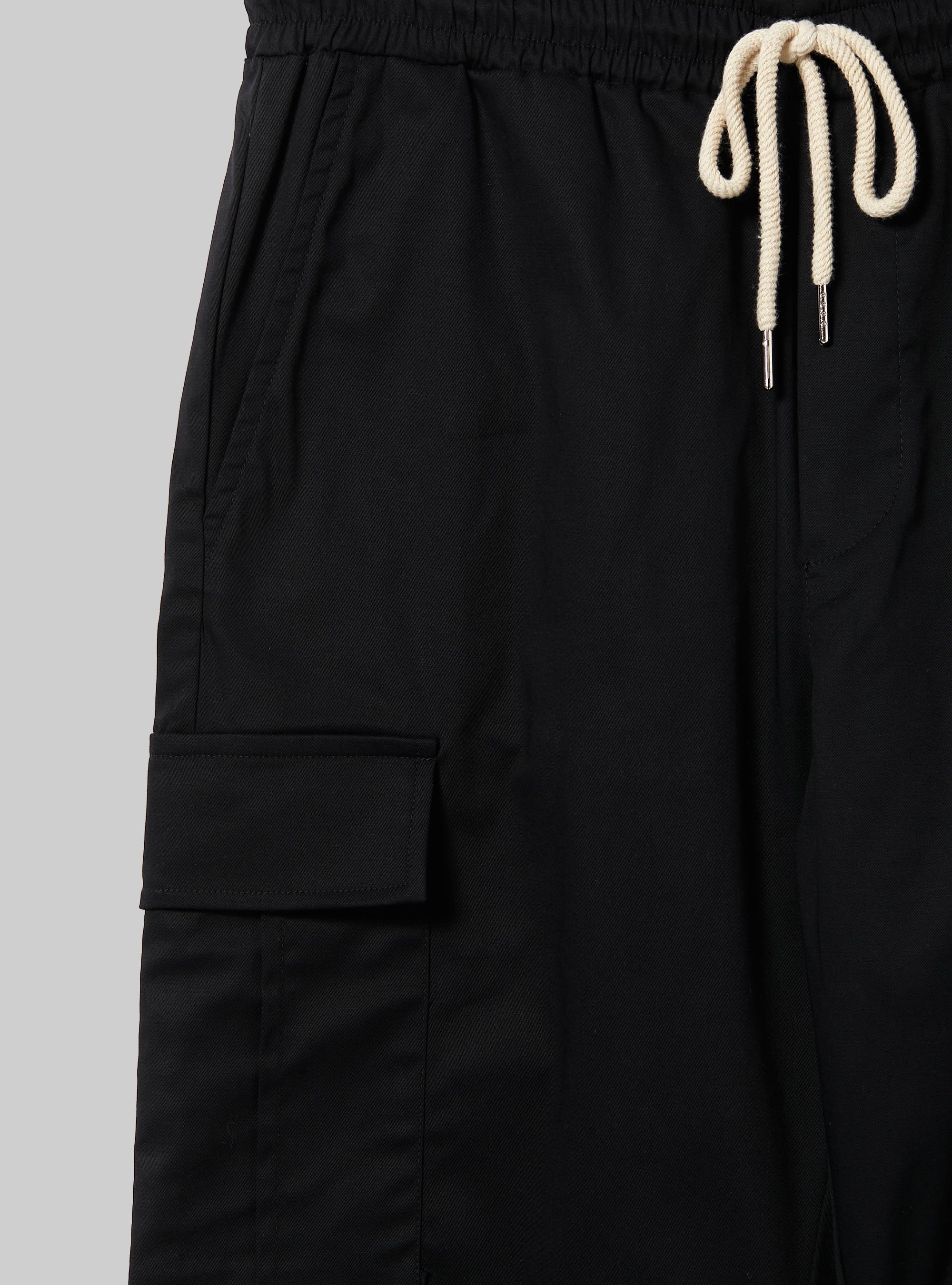 Pantaloni parachute con tasconi, BK1 BLACK