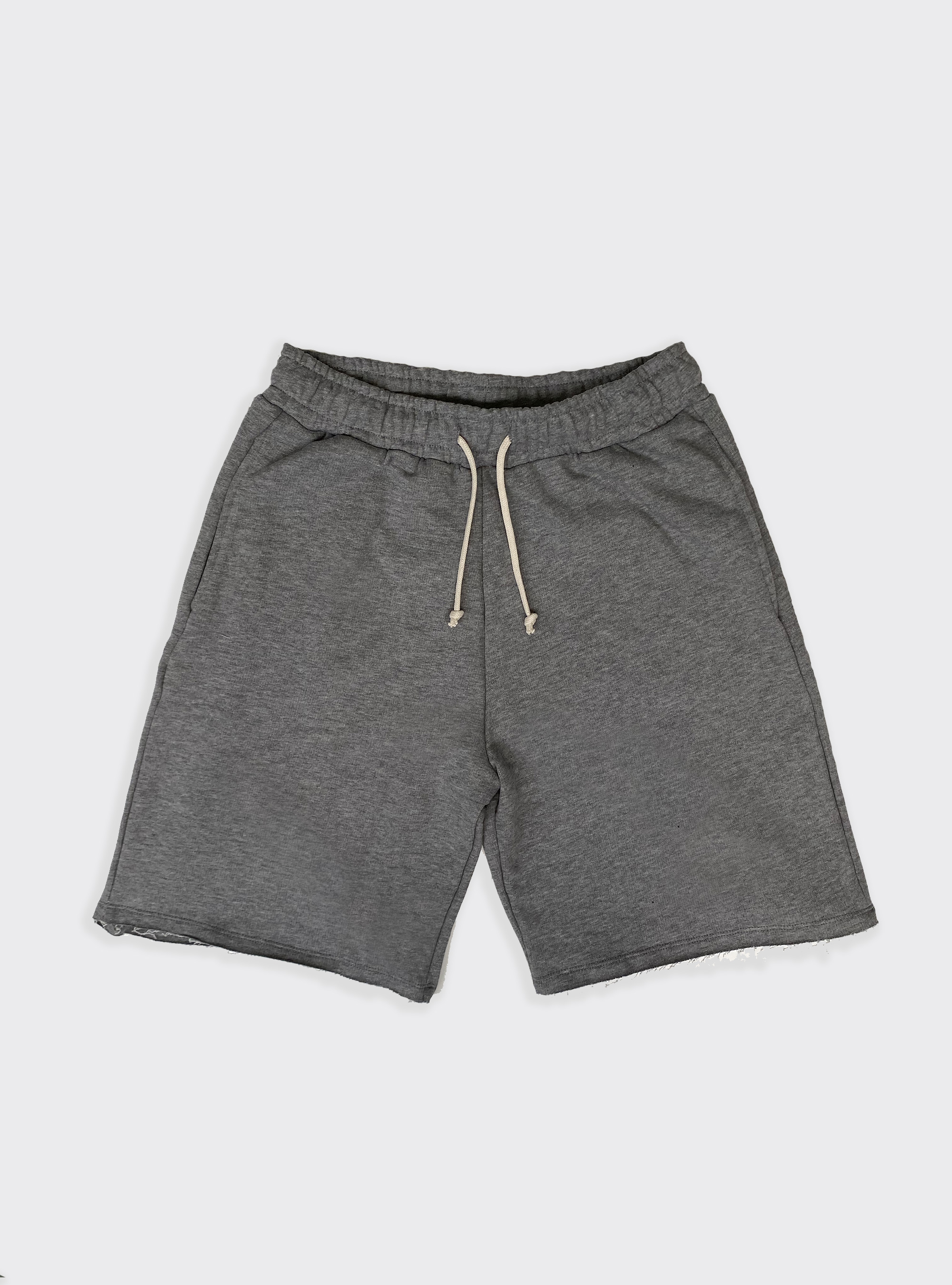 Short jogging en coton, C143 LIGHT GREY M