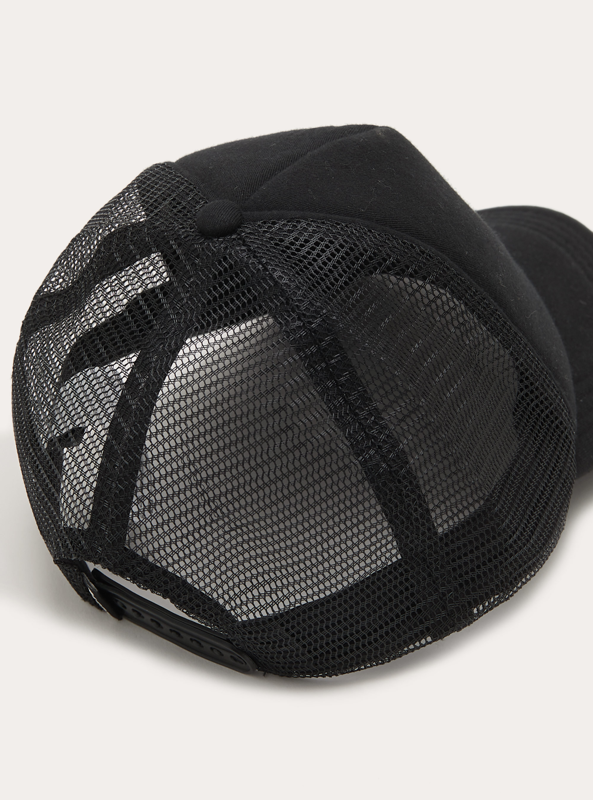 Cappello con scritte, BK1 BLACK