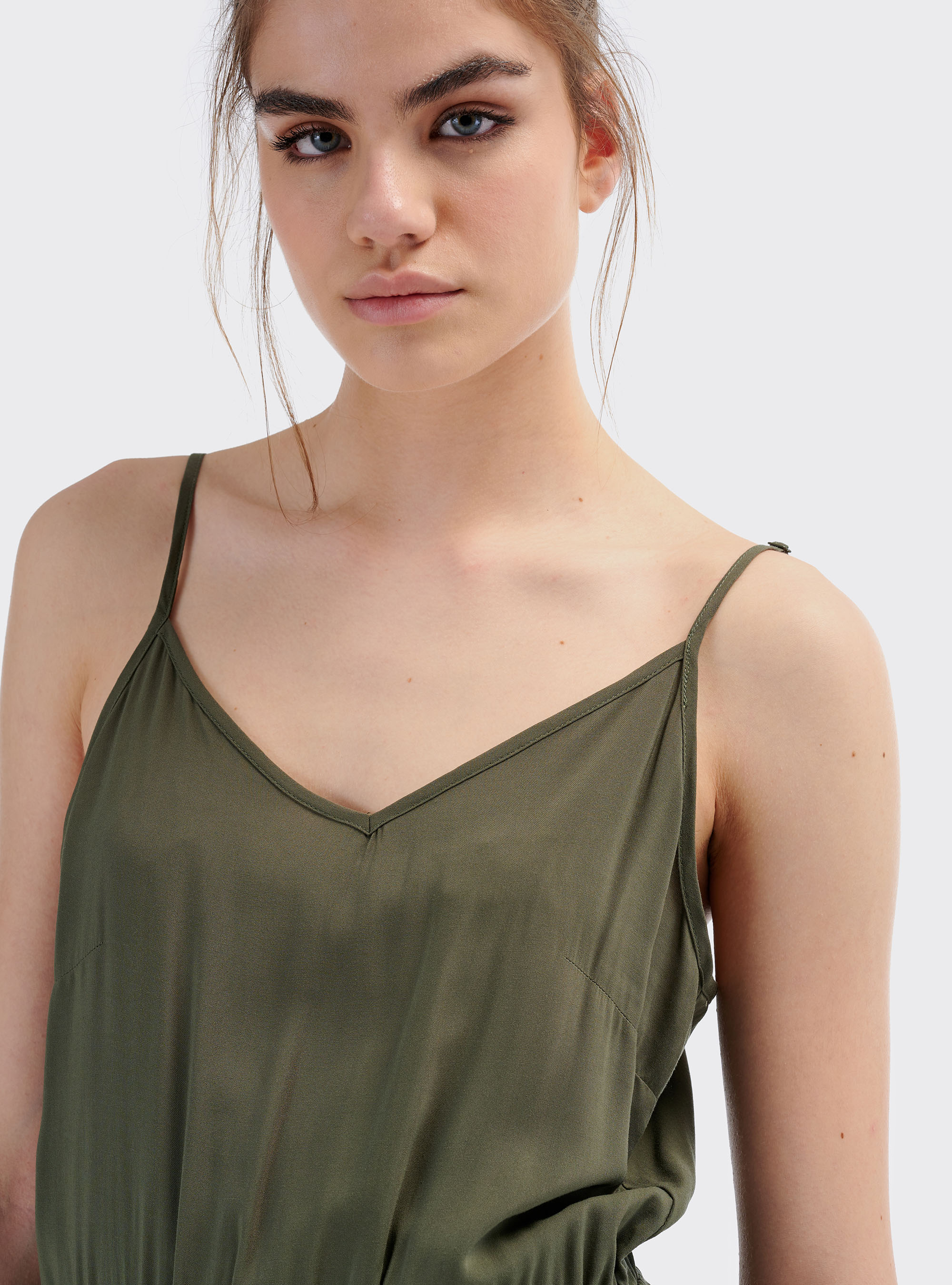 Short strappy playsuit, CAQUI