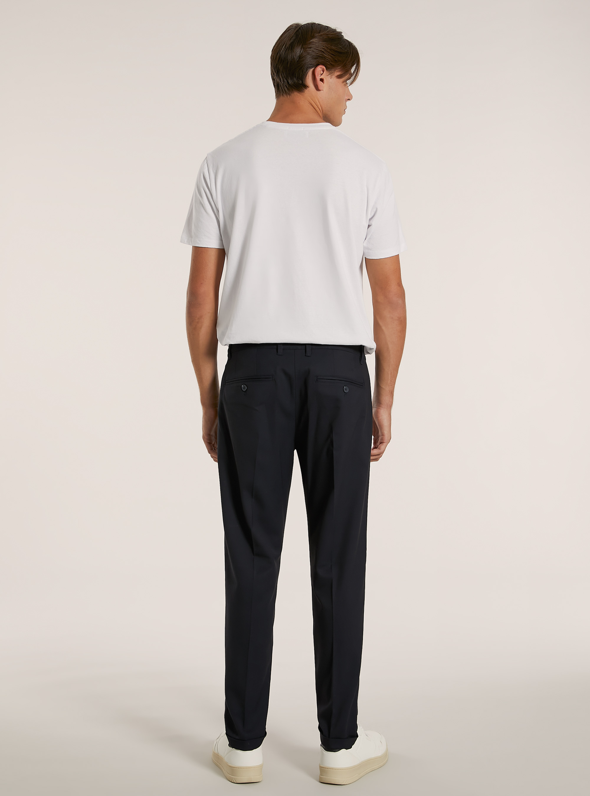 Pantaloni classico slim fit, NA1 NAVY DARK