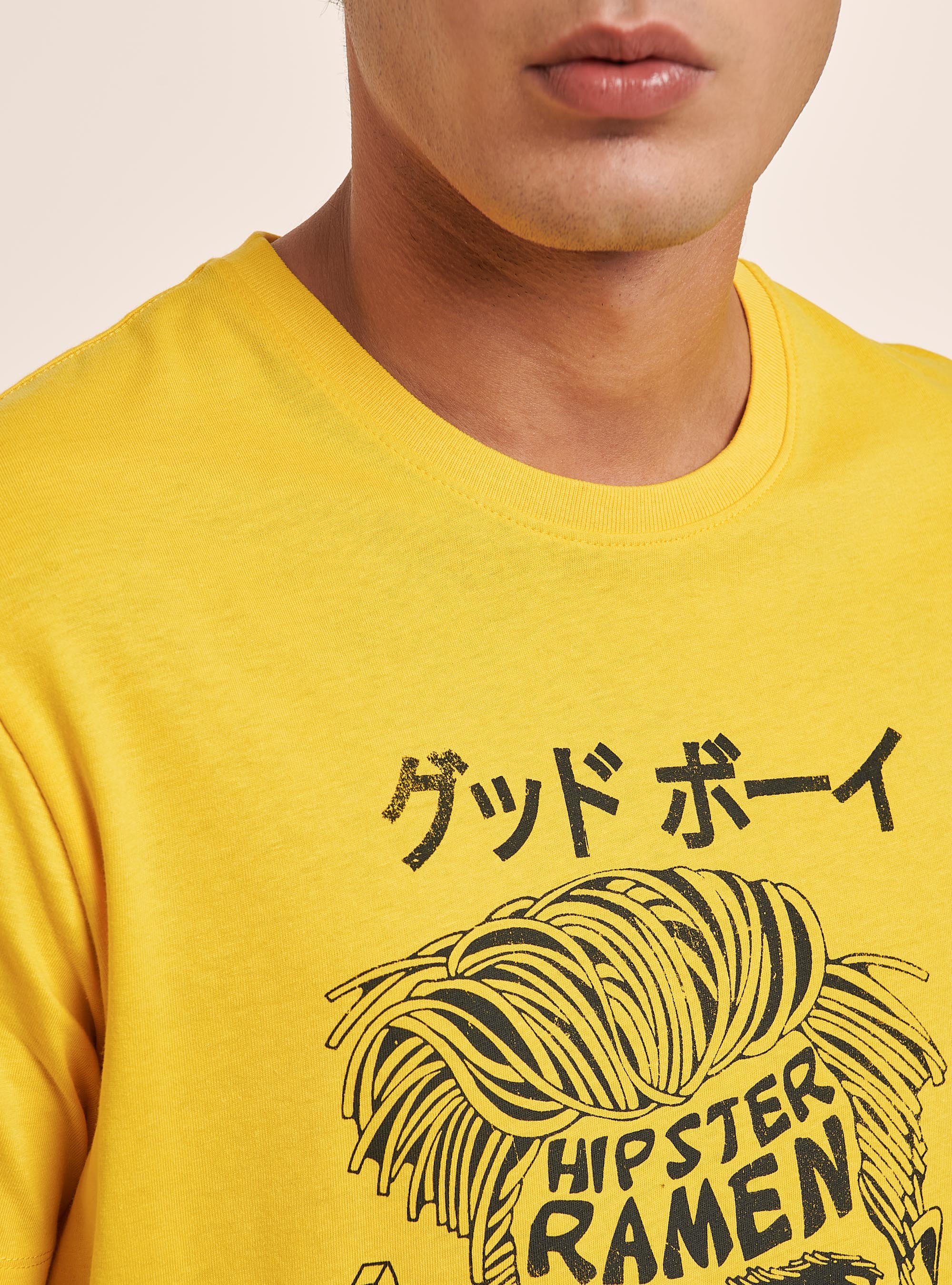 T-shirt con stampa, C7750 YELLOW