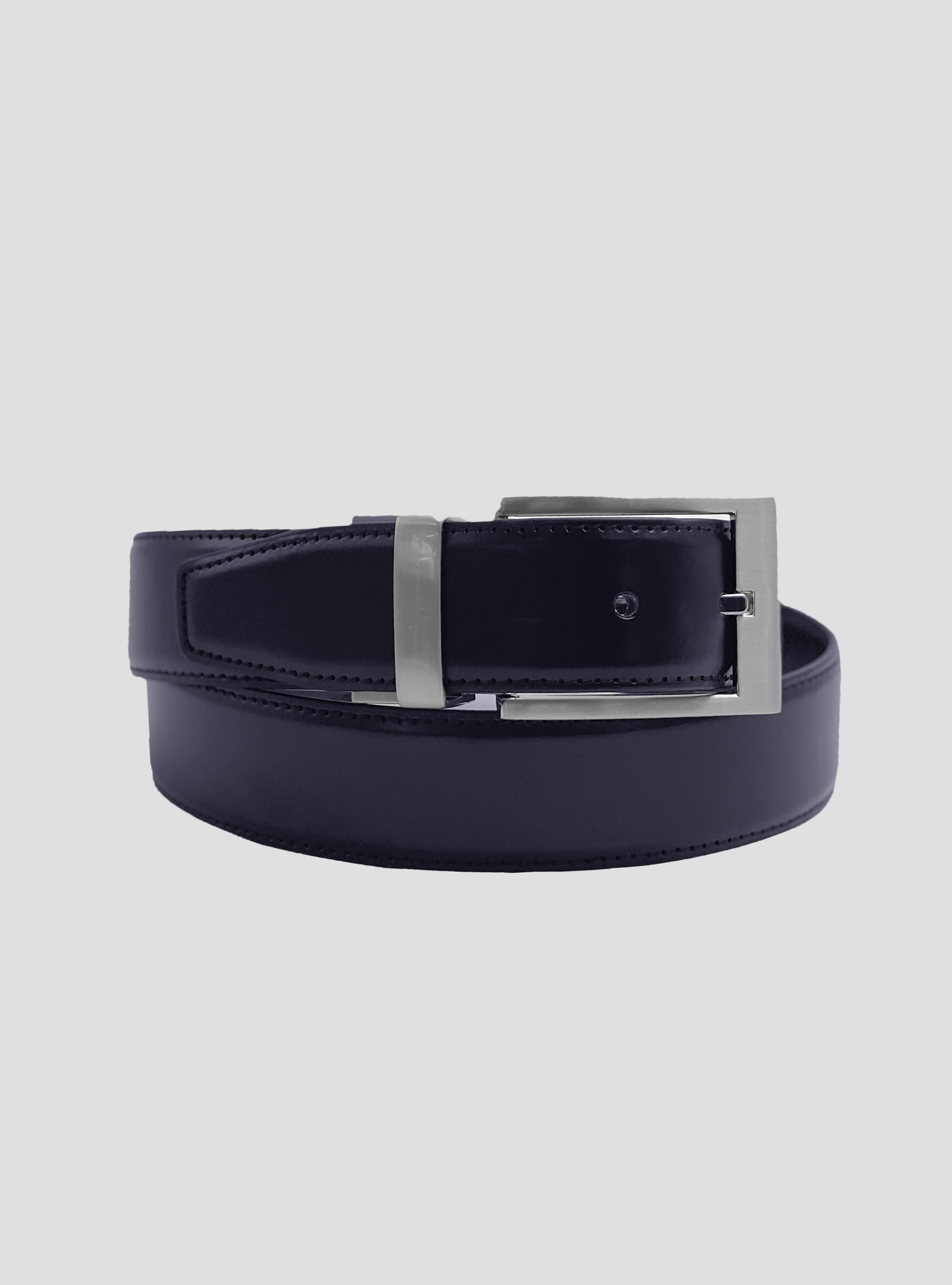 Ceinture en cuir, NA1 NAVY DARK