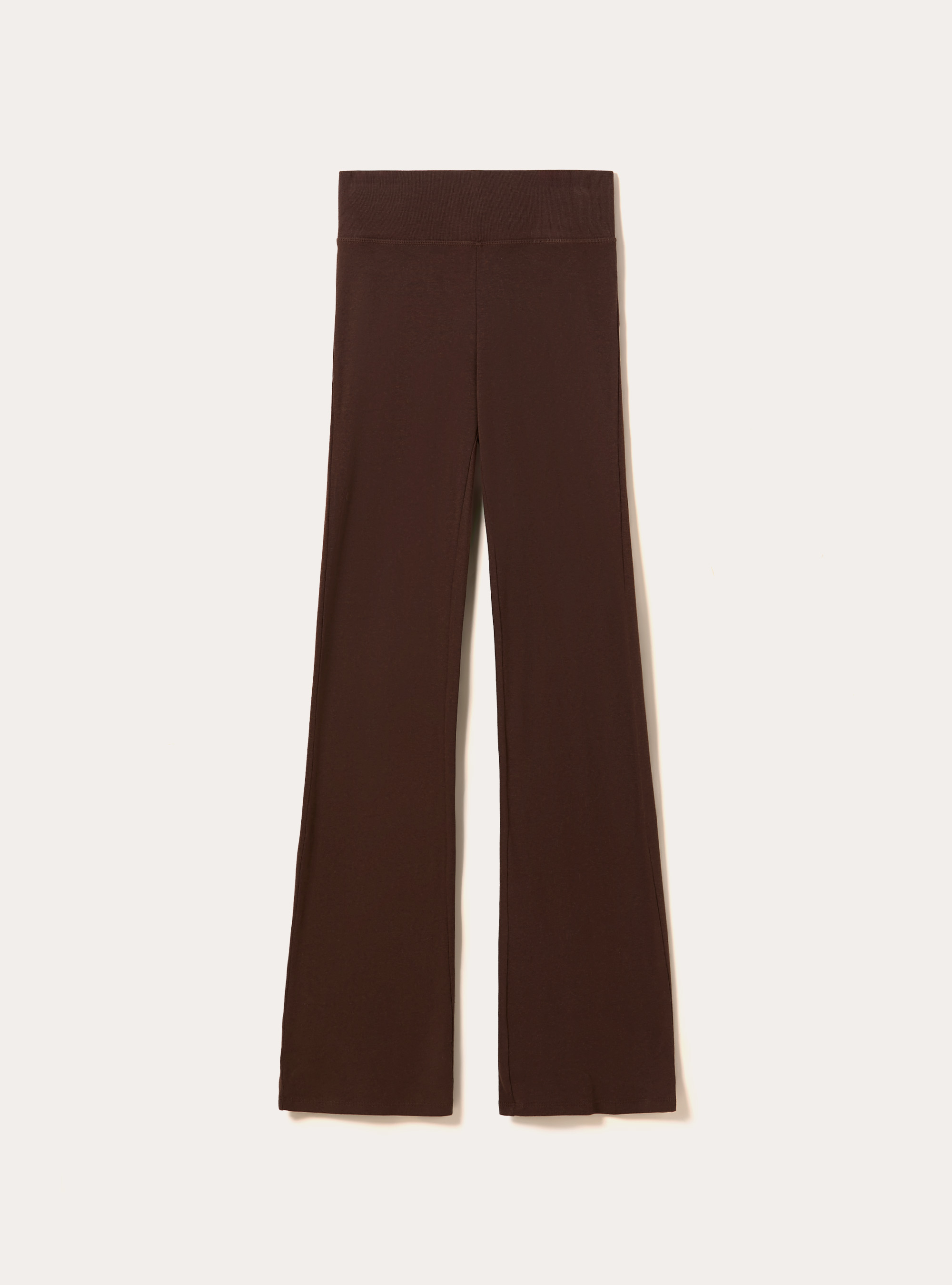 Flared leggings, BR1 BROWN DARK