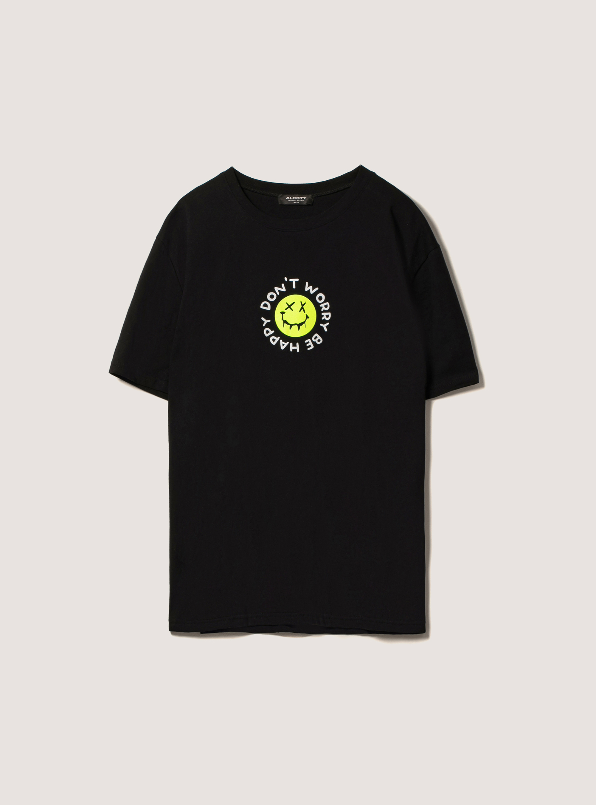 T-shirt with Smile Collection print, BK1 BLACK