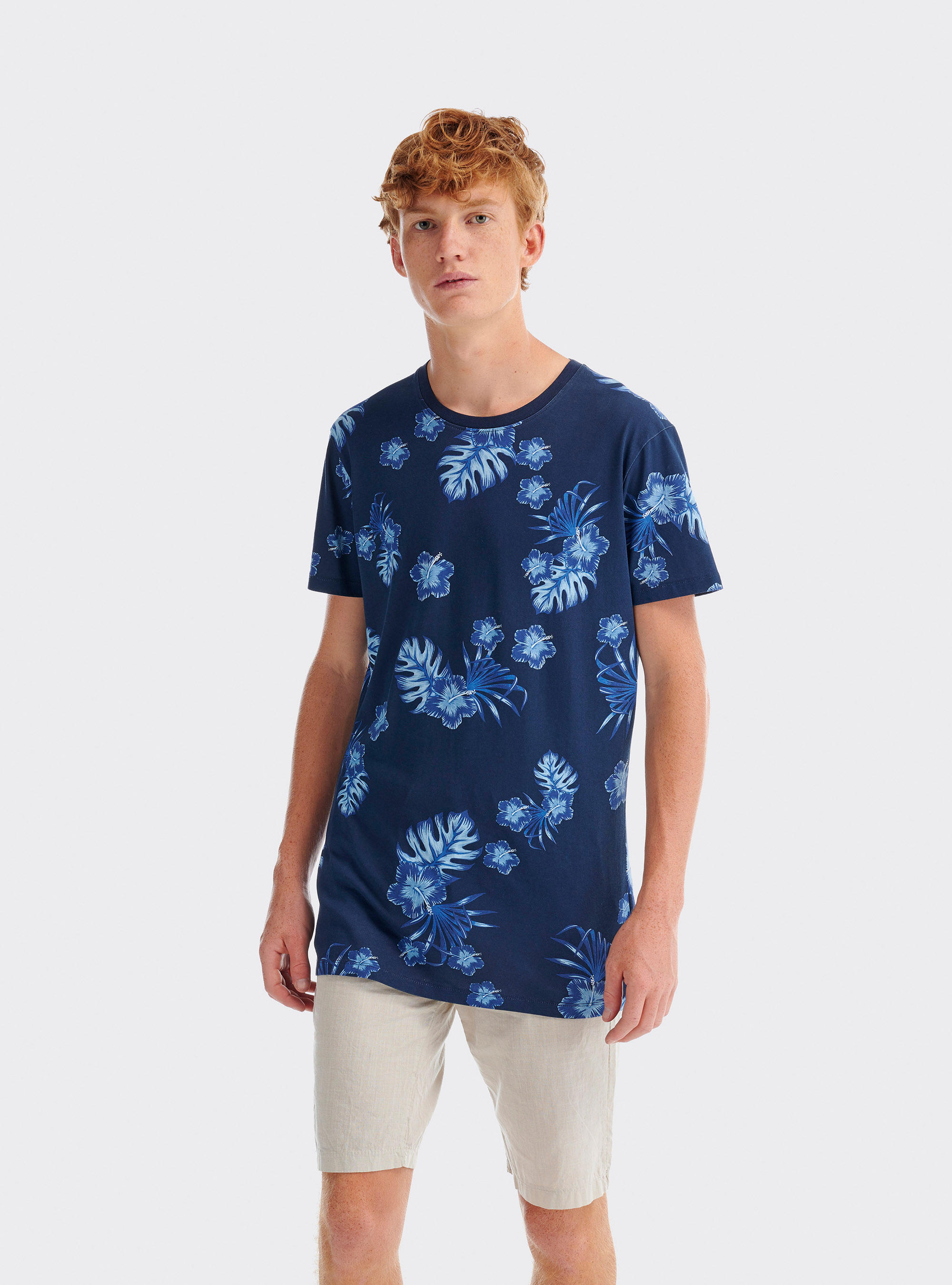 BEDRUCKTES T-SHIRT, FL FLOREAL