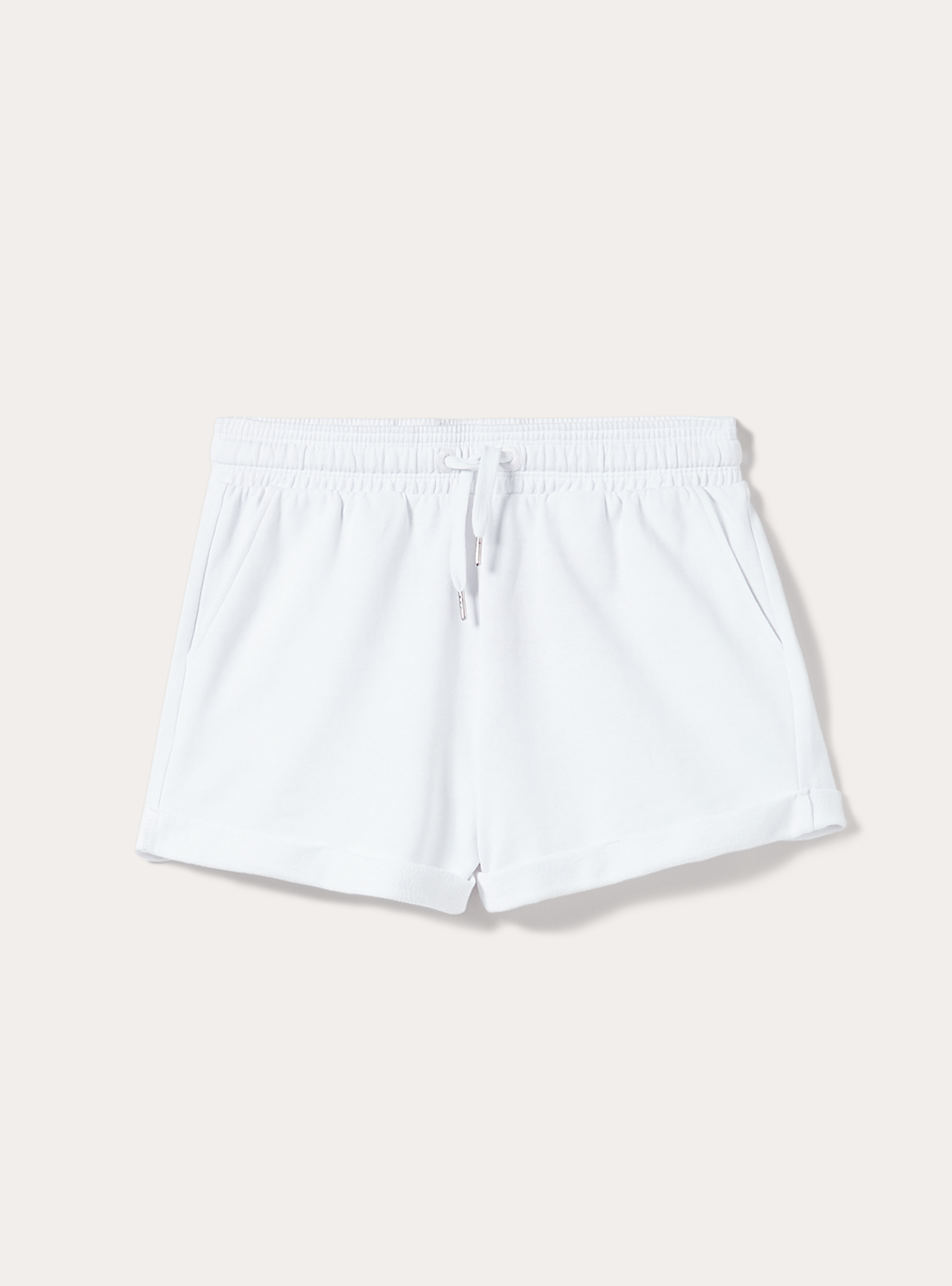 Plush shorts with laces, WH2 WHITE