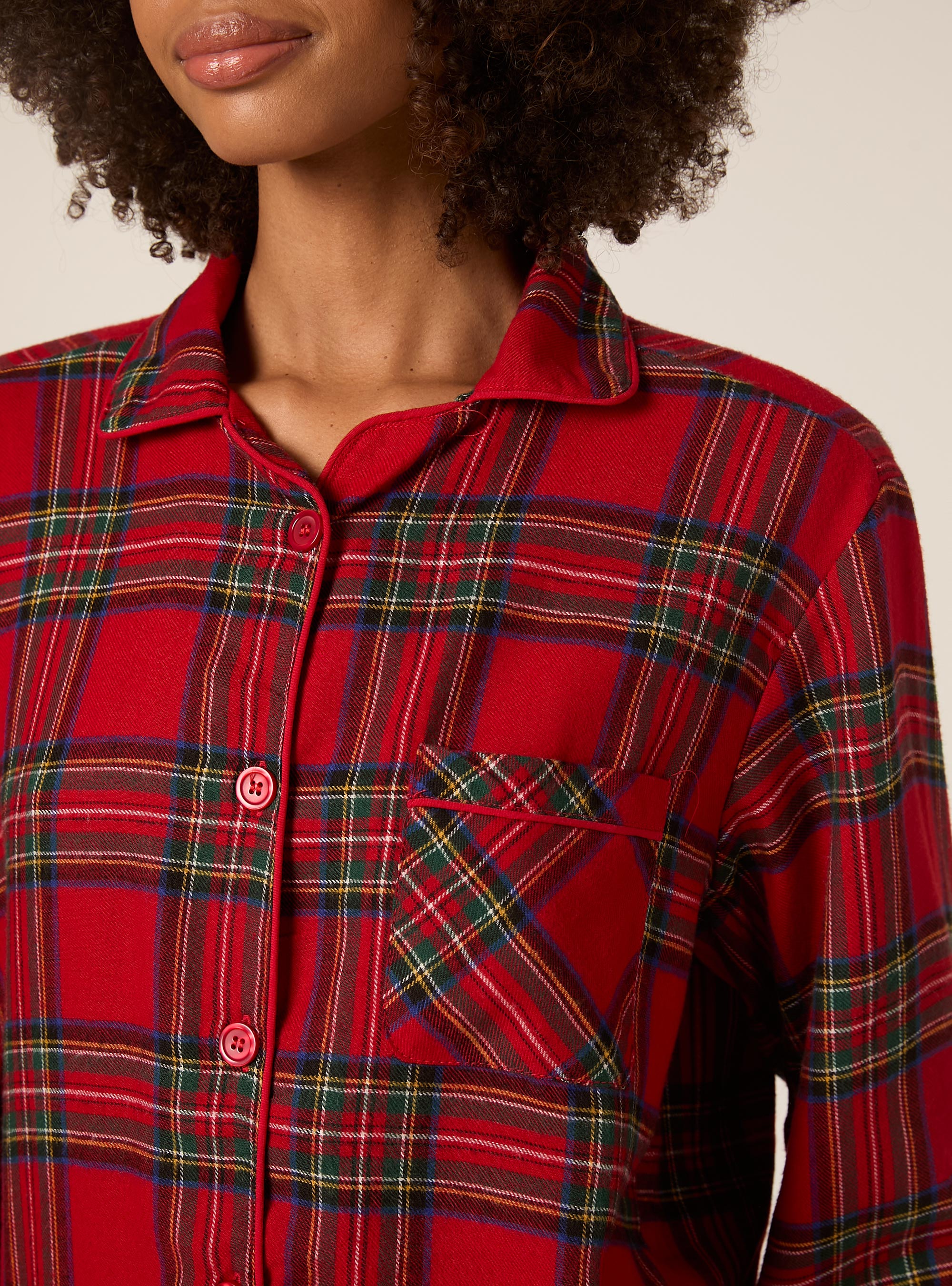 Pijama de tartán Christmas Family Collection, RD2 RED MEDIUM