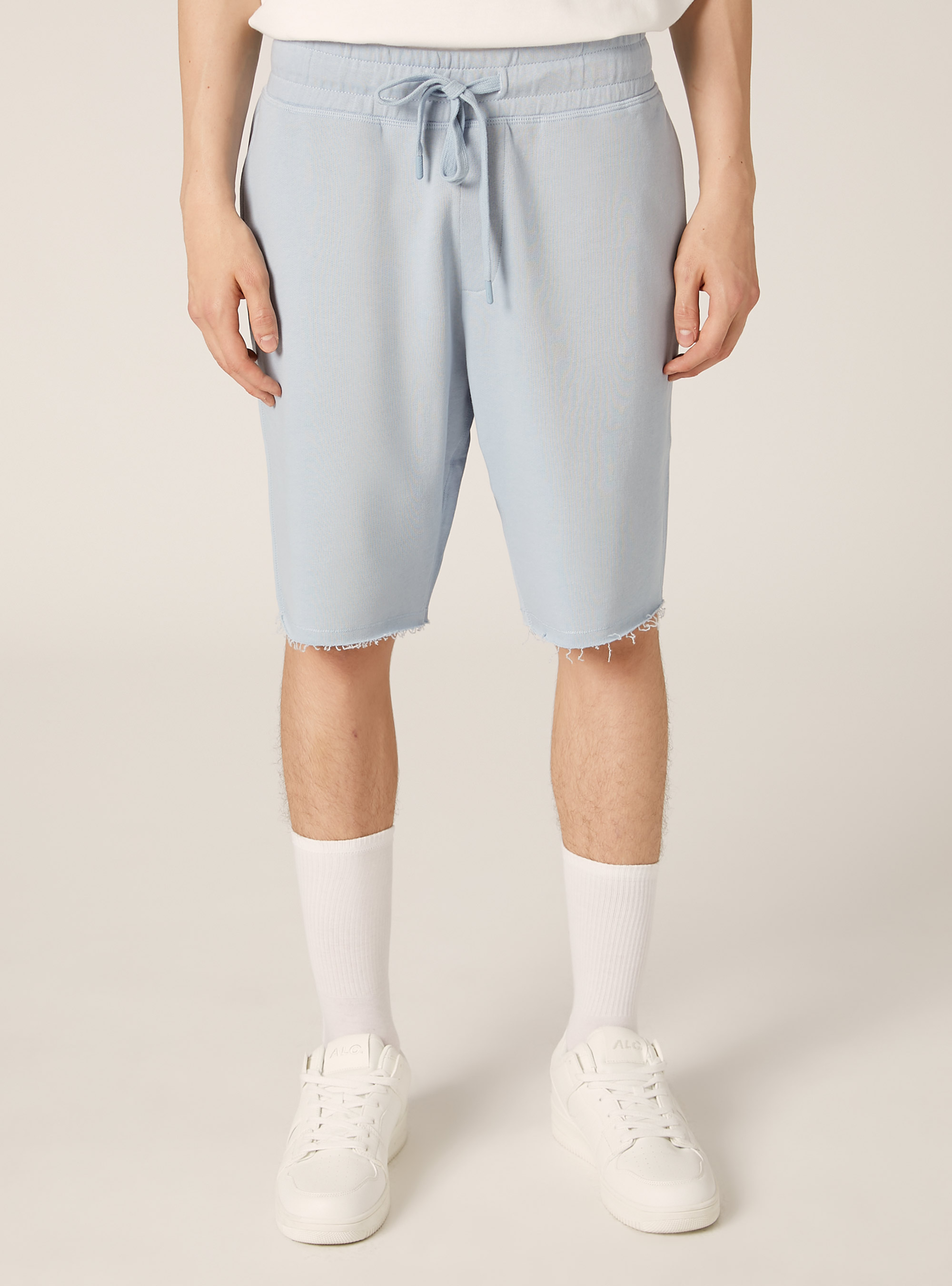 Bermuda jogger in cotone, AZ3 AZURE LIGHT