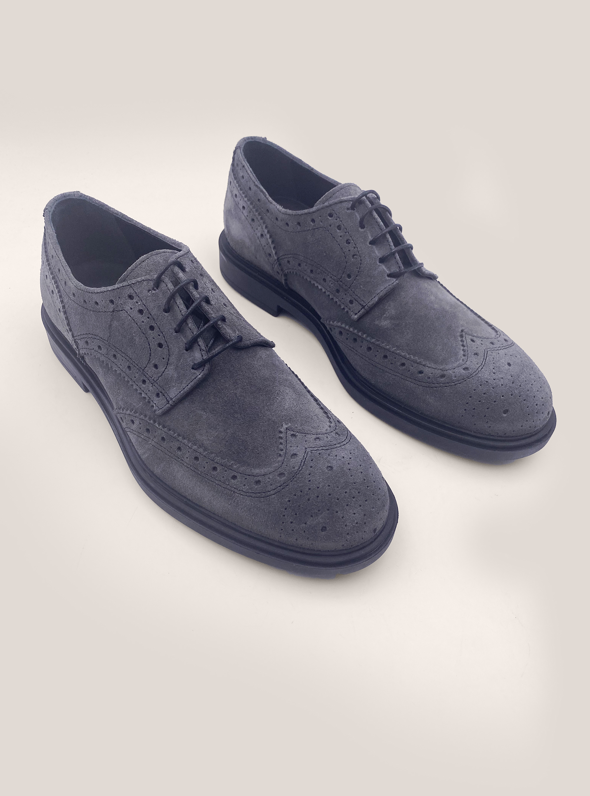 Scarpa derby in vera pelle, C167 GREY