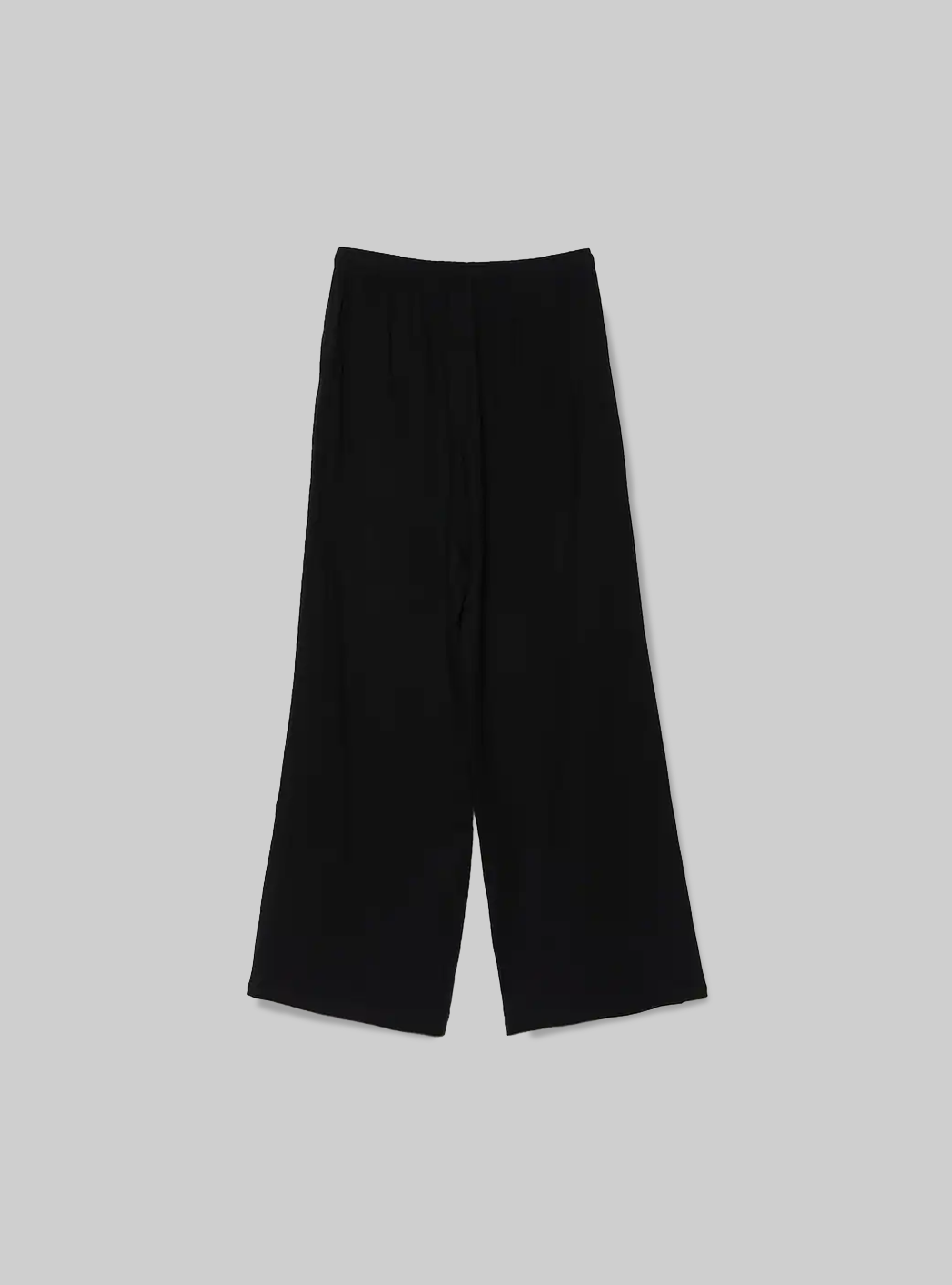 Pantaloni palazzo con coulisse, BK1 BLACK