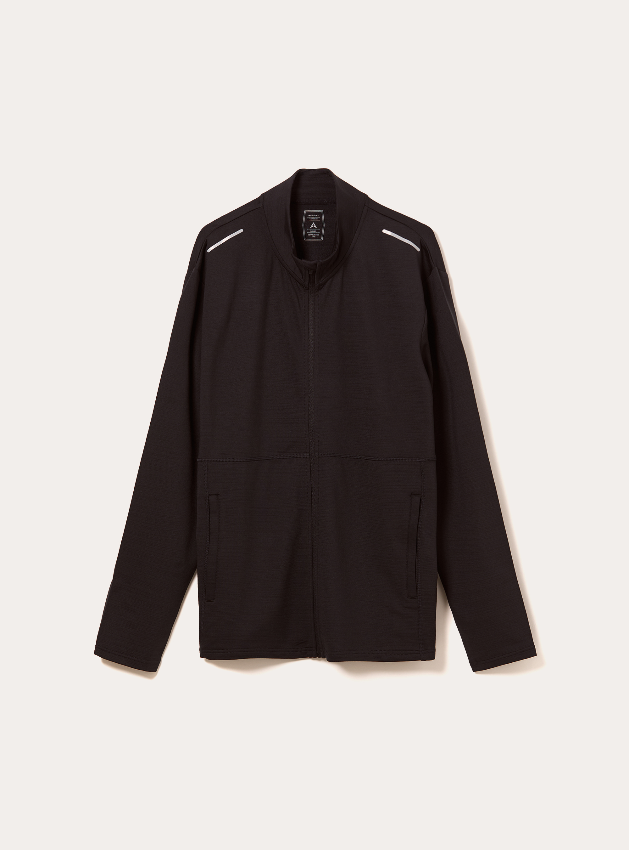 Athletic capsule zip-up sweatshirt, BK1 BLACK