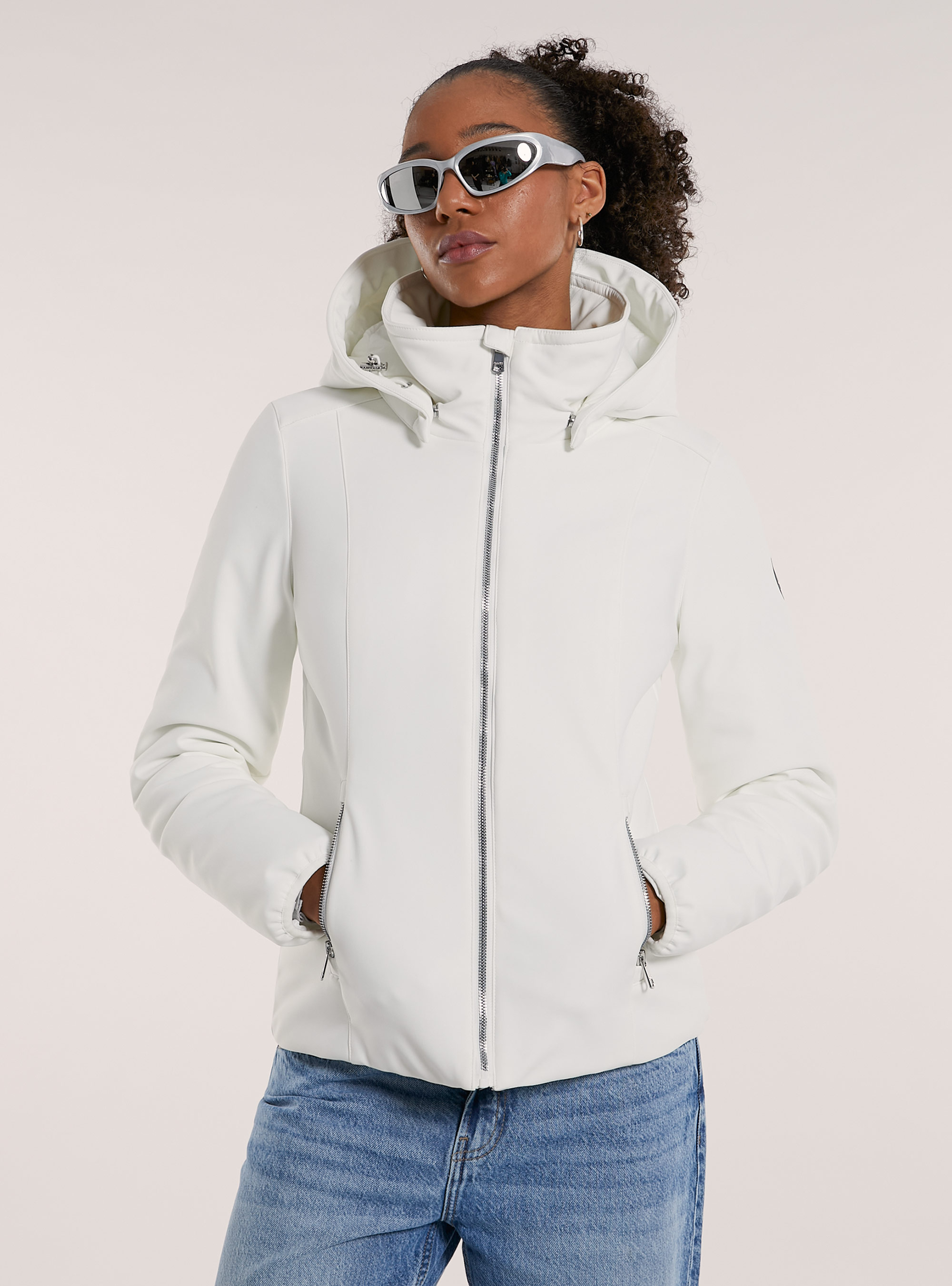 Giubbotto tecnico con imbottitura riciclata, WH2 WHITE