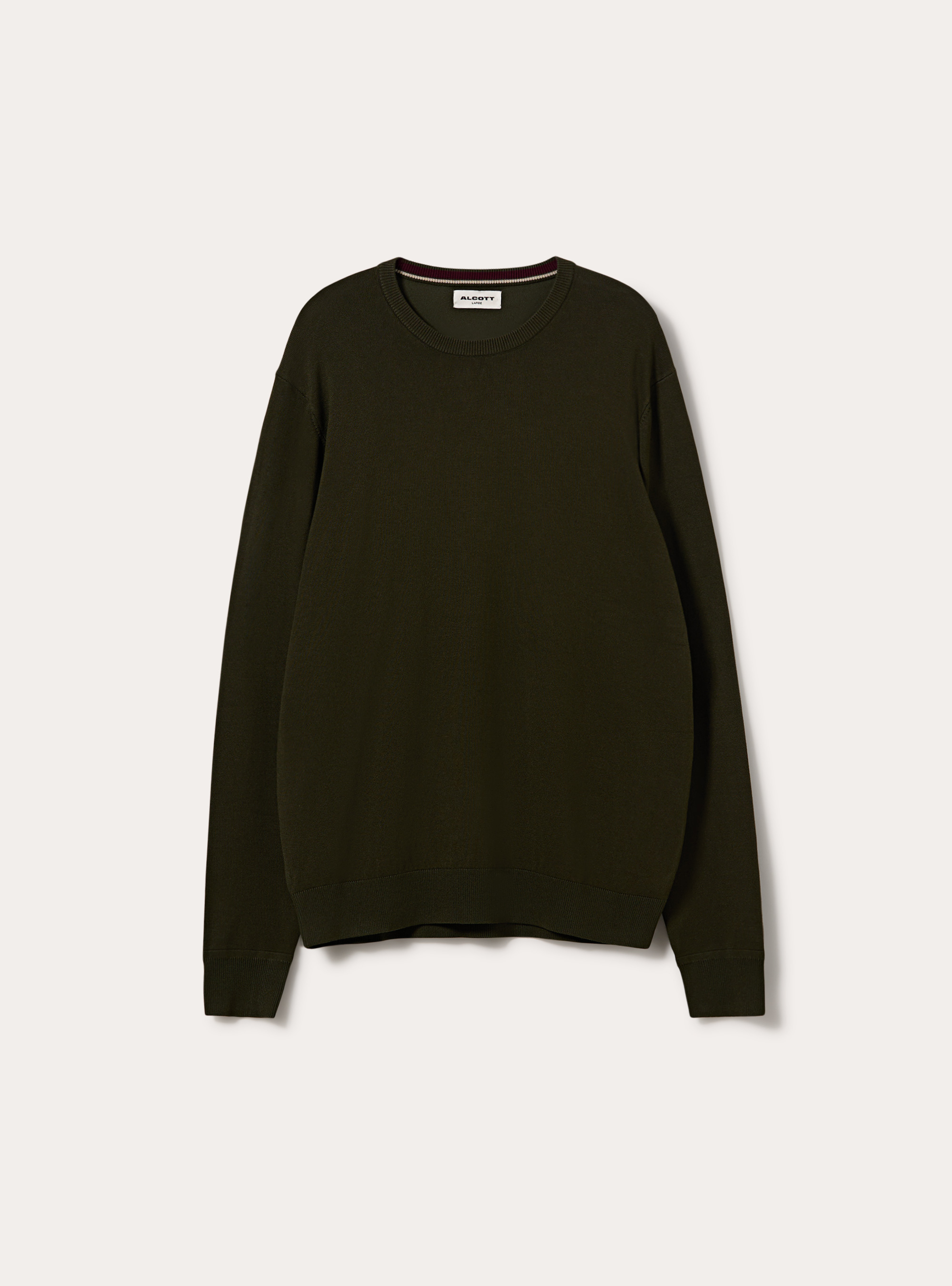 Pullover girocollo in viscosa, KY1 KAKY DARK