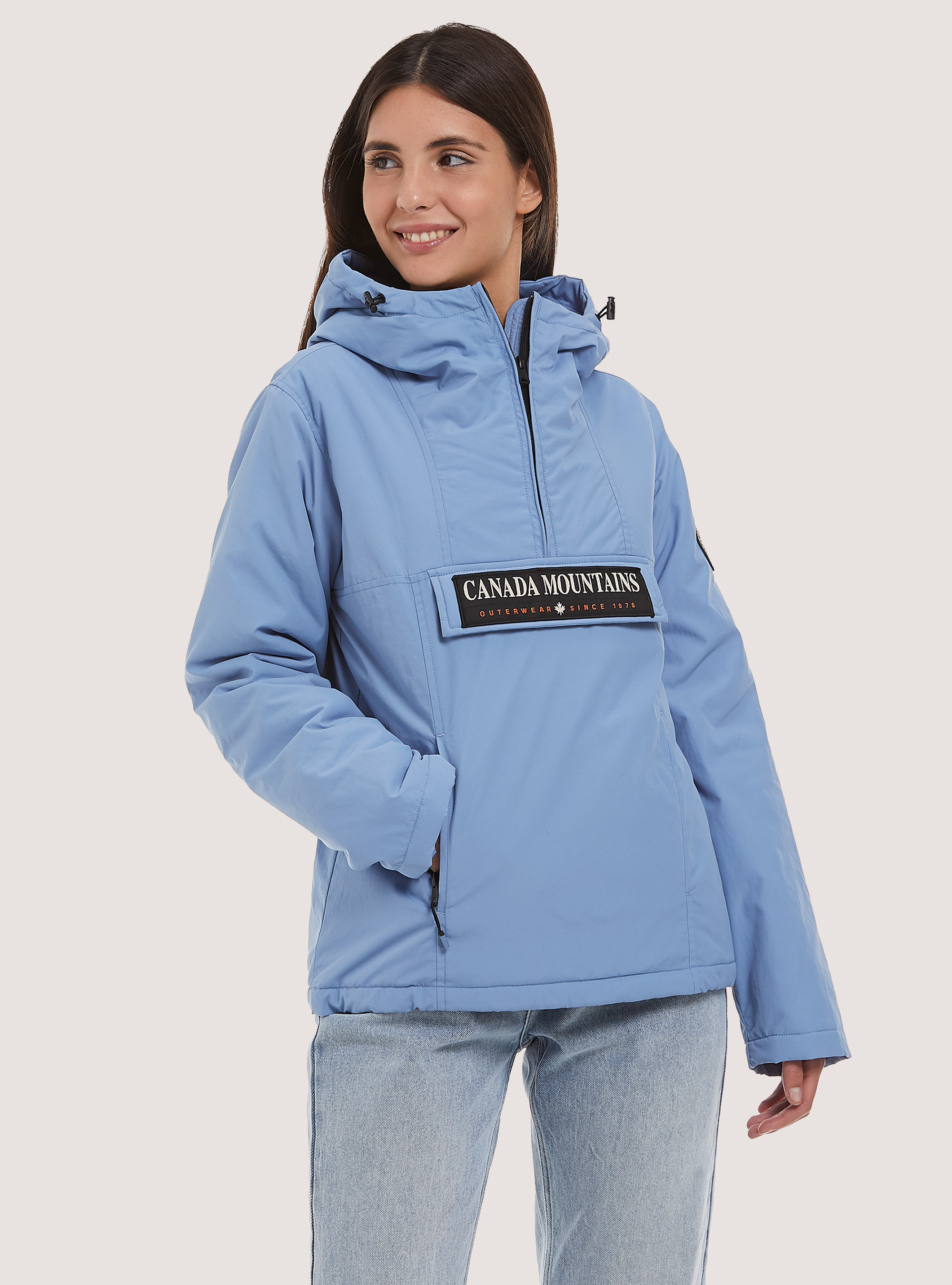 Veste anorak avec rembourrage recyclé, AZ3 AZURRE LIGHT