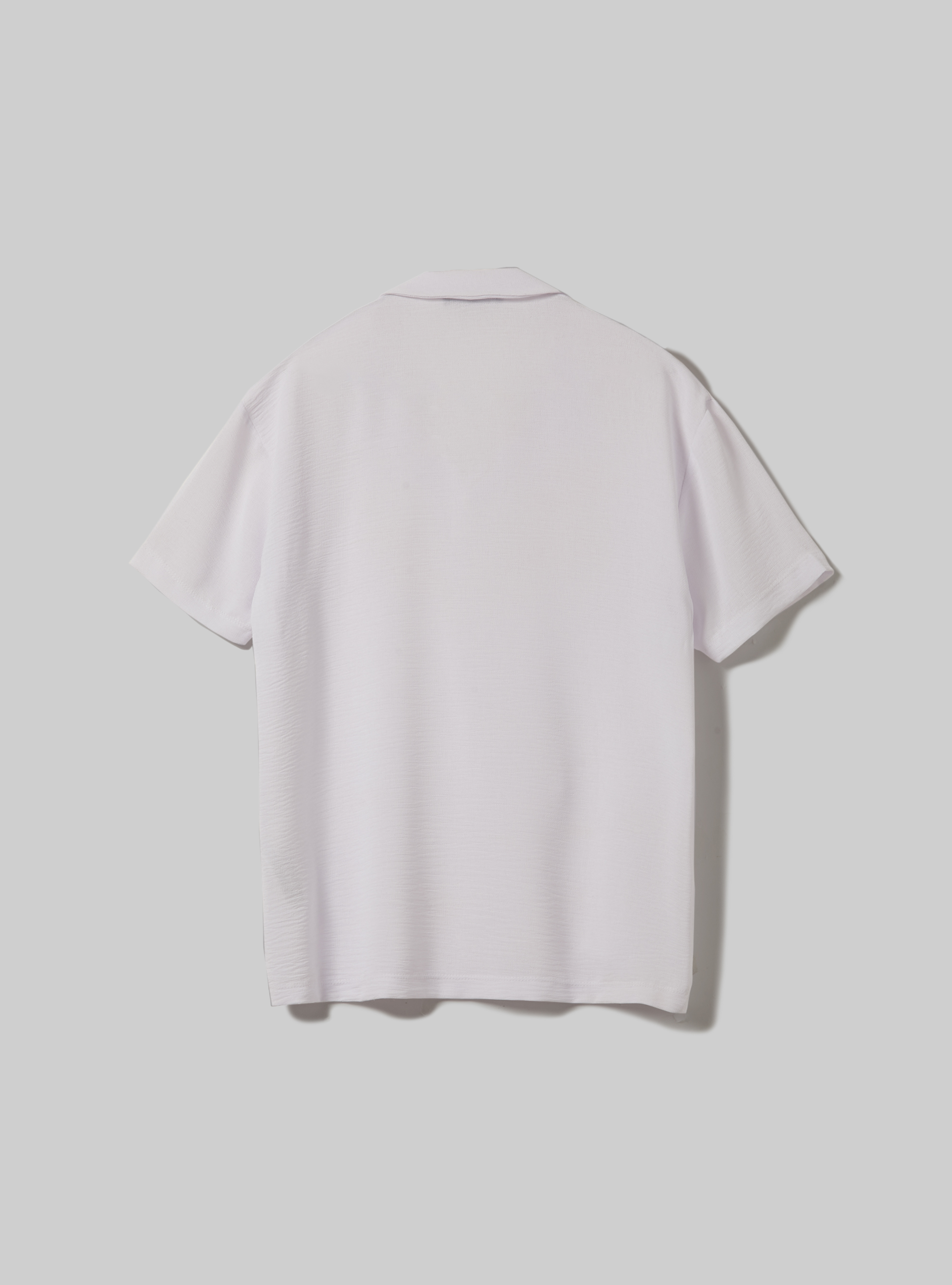 Polo de crep&eacute;, WH2 WHITE