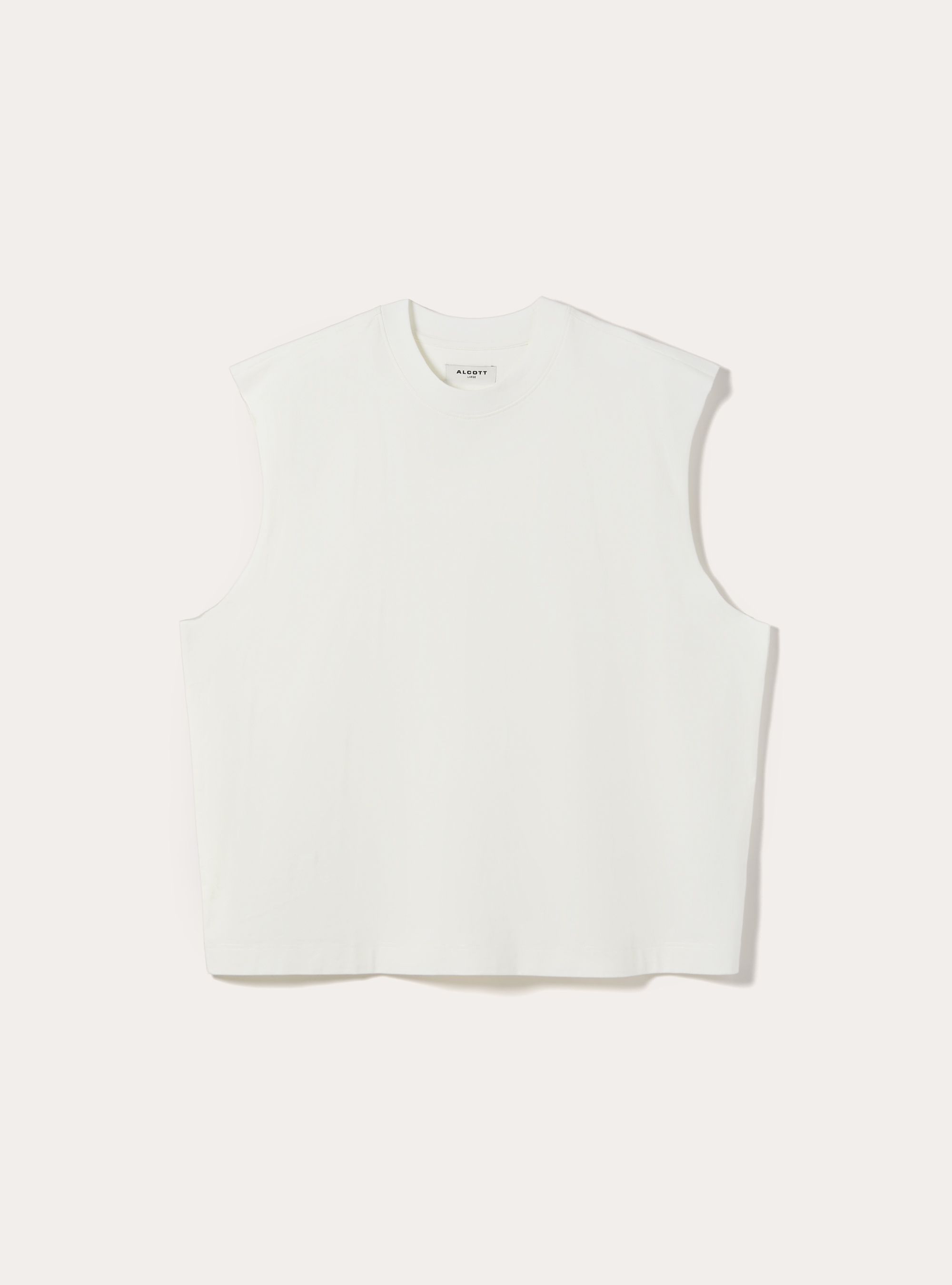 Boxy Fit Tank Top, WH2 WHITE