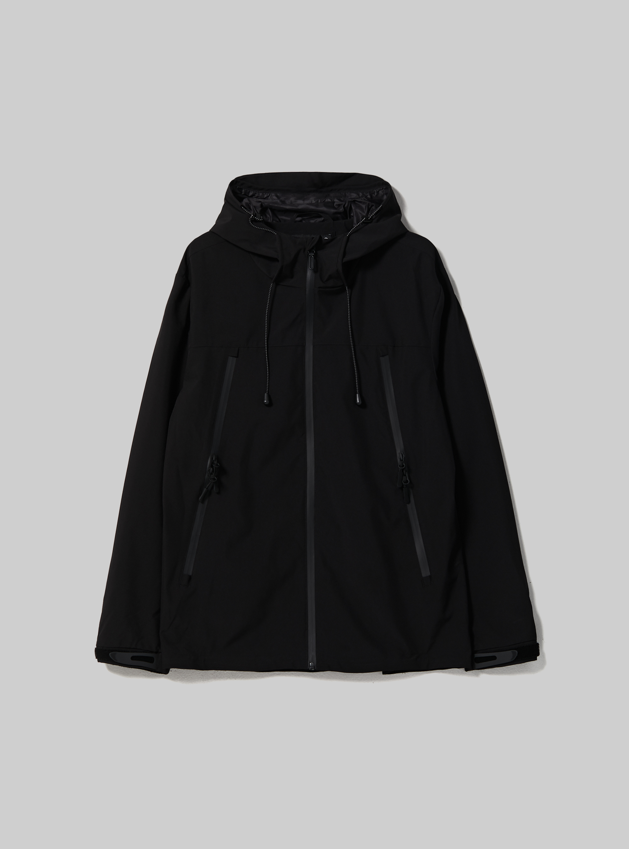 Veste &agrave; capuche imperm&eacute;able, BK1 BLACK