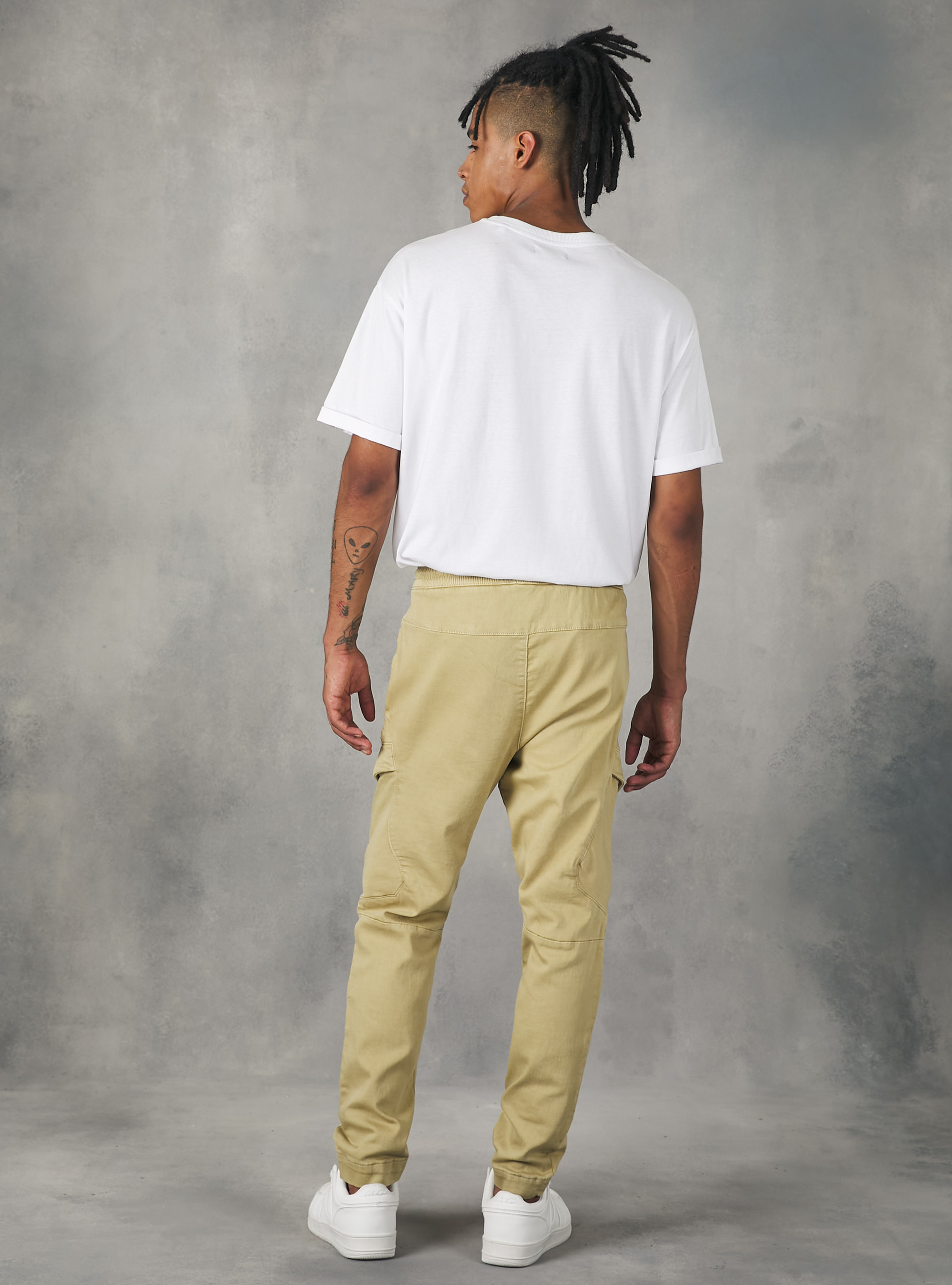 Jogger trousers with large pockets, TB3 TOBACCO LIGHT