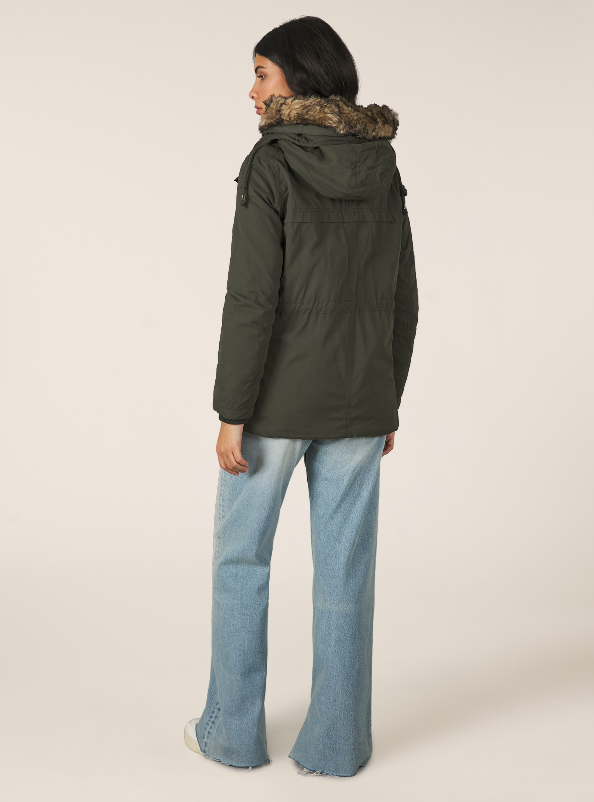 Giubbotto parka imbottito, KAKI