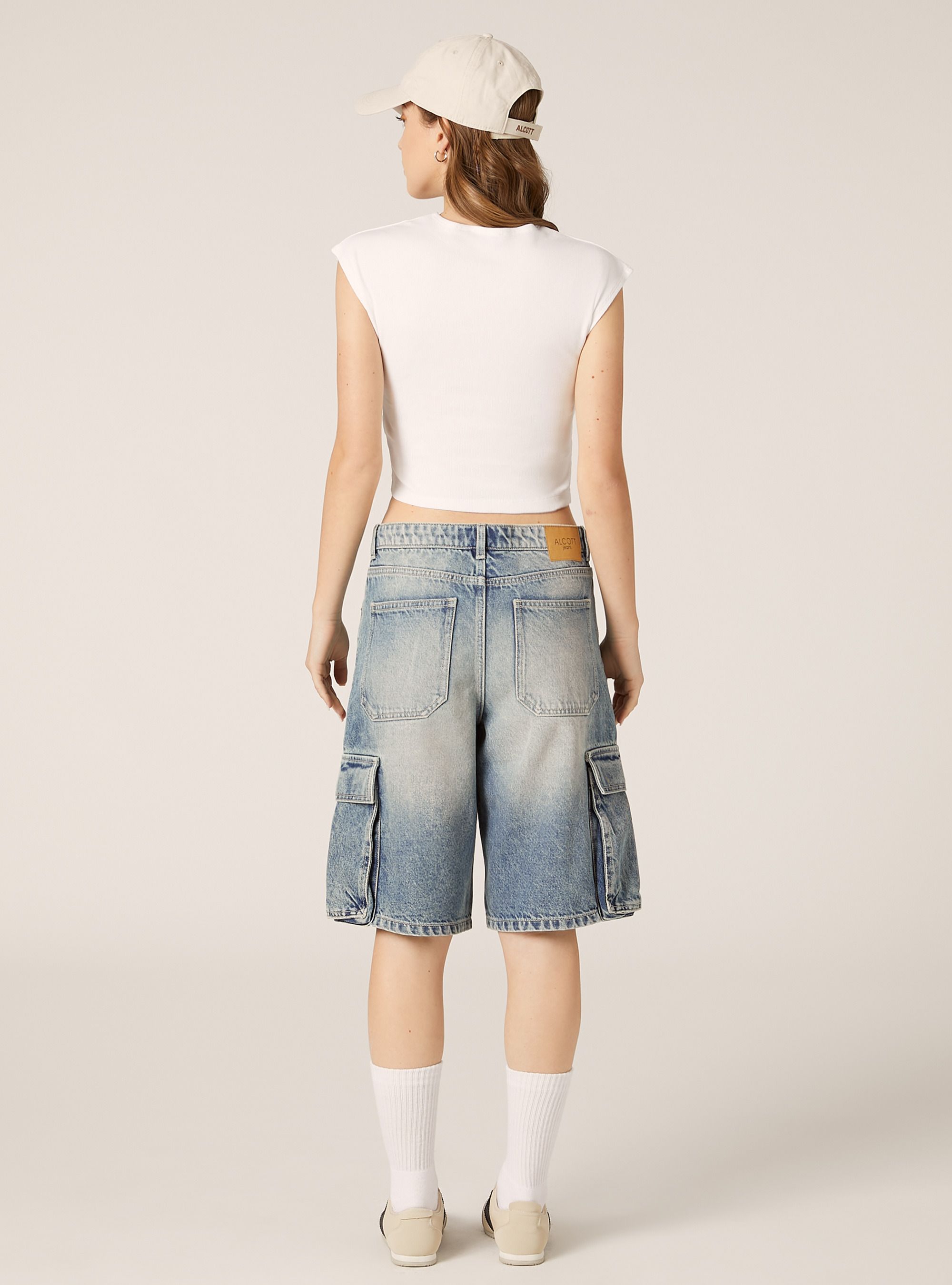 Chemise courte ajust&eacute;e, WH3 WHITE