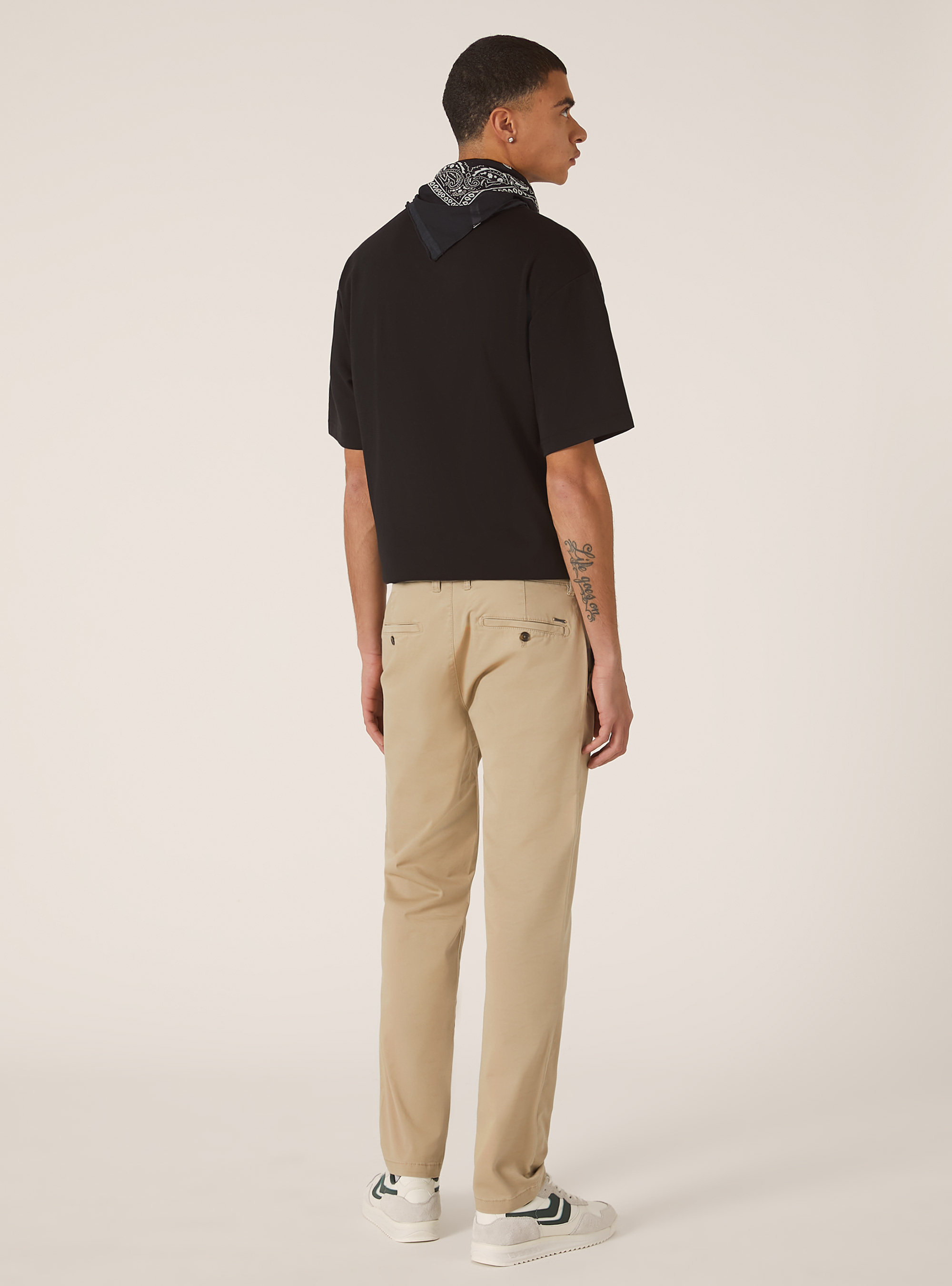 Skinny fit stretch twill chinos, TB2 TOBACCO MEDIUM