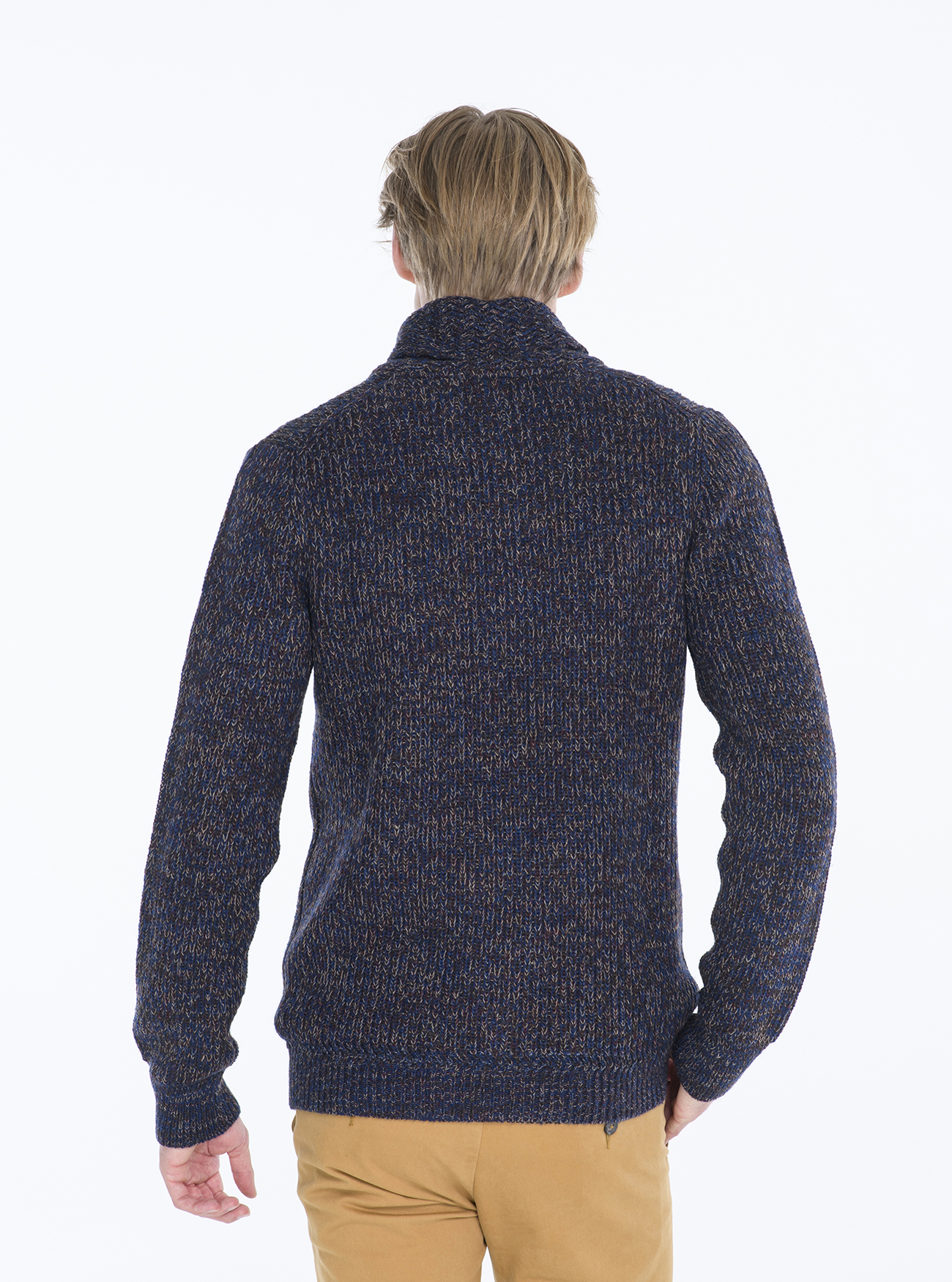 JERSEY CUELLO PULÓVER, MULTICOLOR