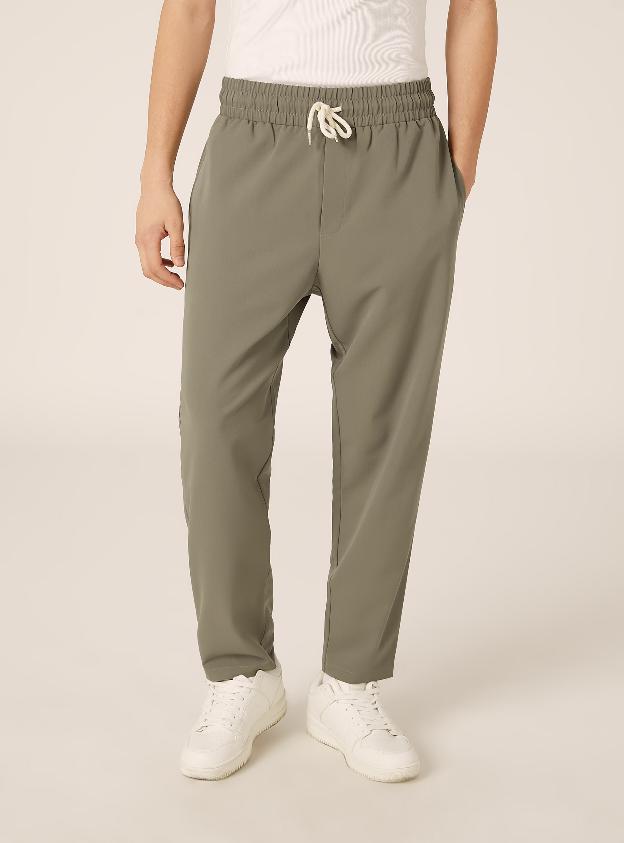 Pantaloni jogger carrot fit, KY2 KAKY MEDIUM