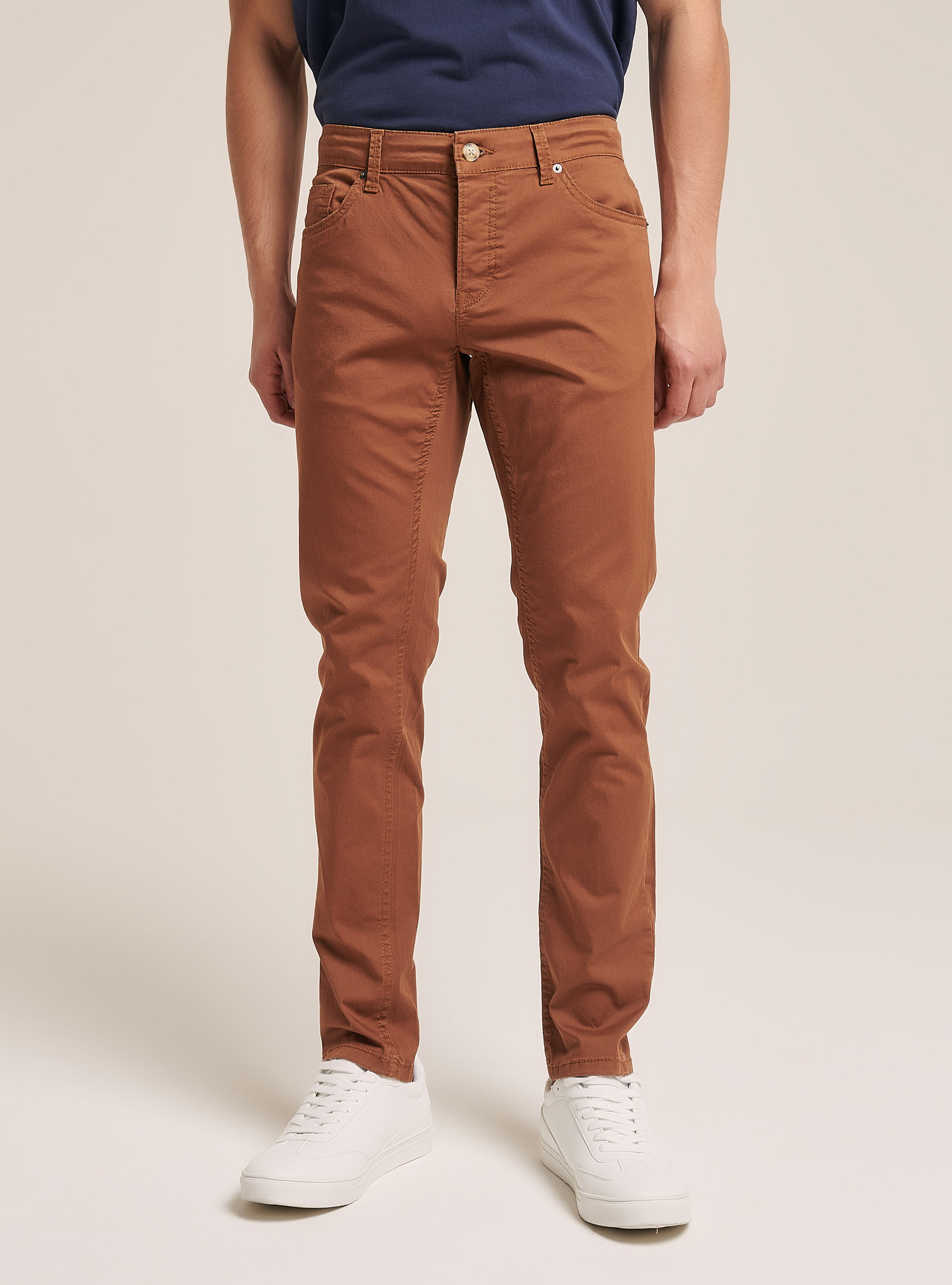 Super skinny trousers, C5583 TOBACCO