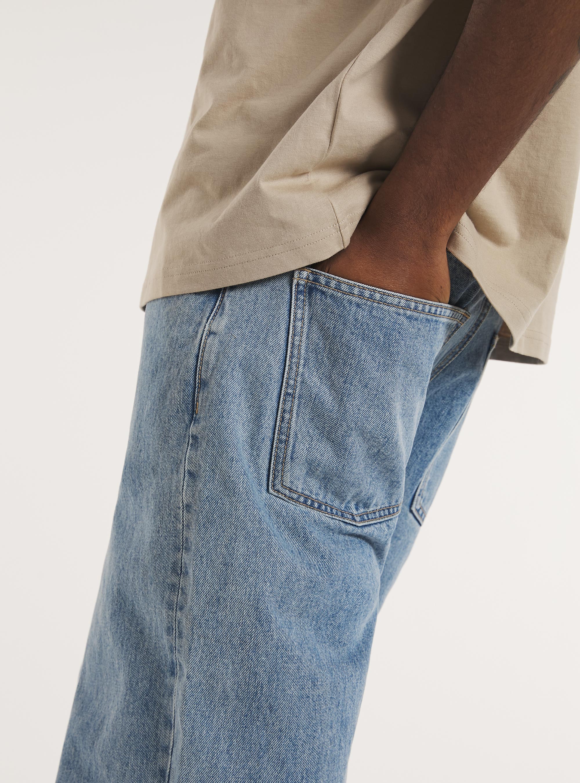 Baggy fit jeans, D005 LIGHT BLUE