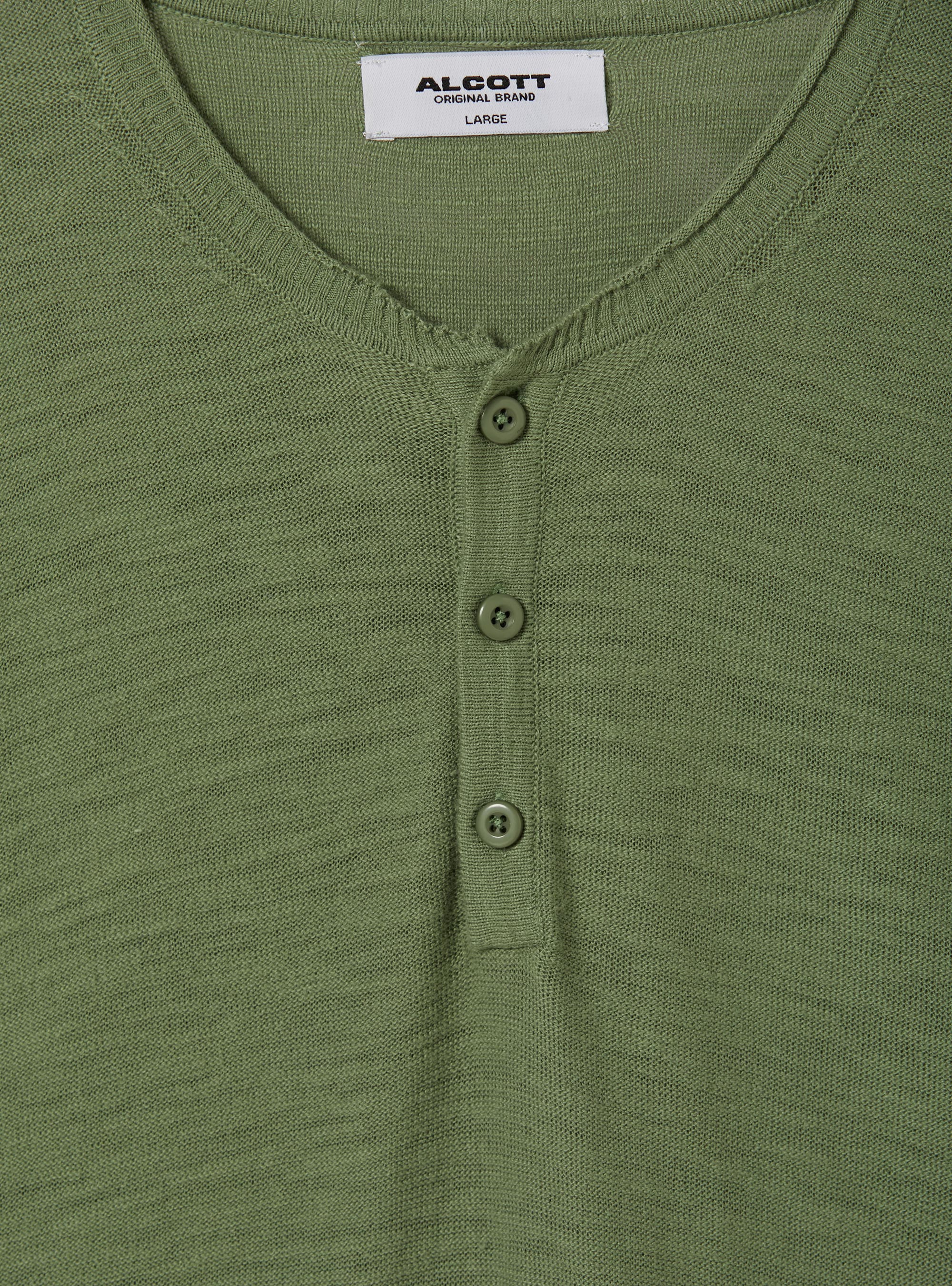 Short-sleeved serafino pullover, KY3 KAKY LIGHT