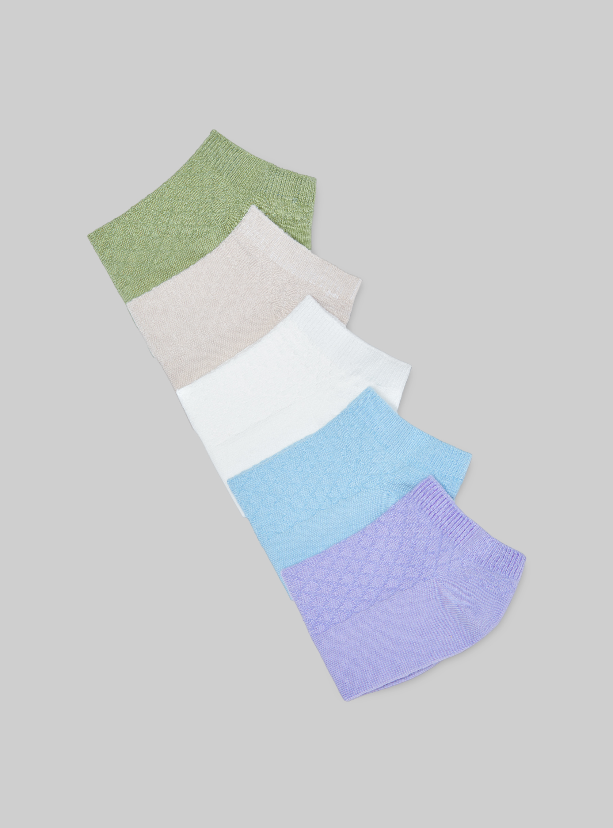 Set of 5 pairs of socks, MULTICOLOR