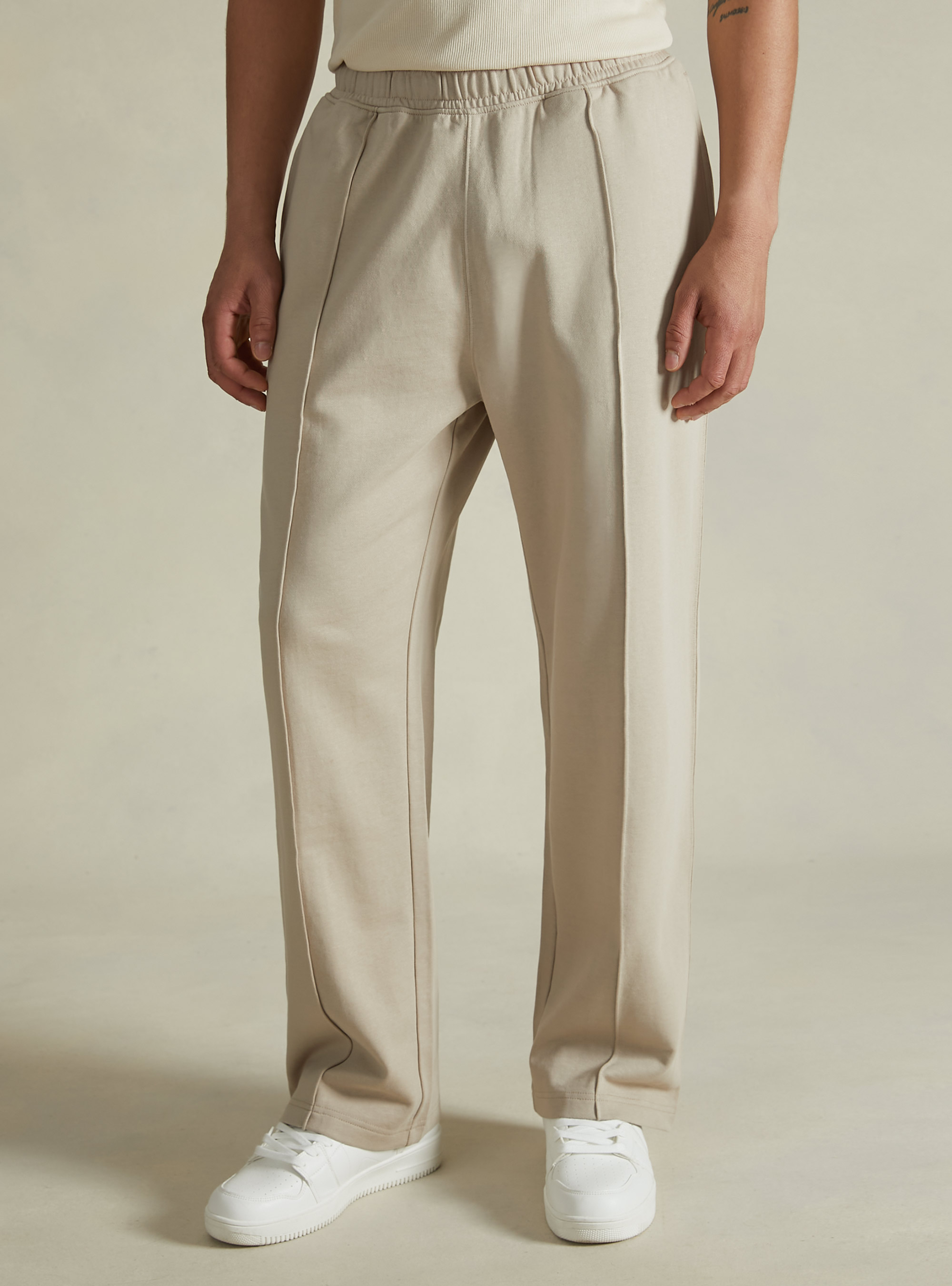 Plush jogger trousers, BG2 BEIGE MEDIUM