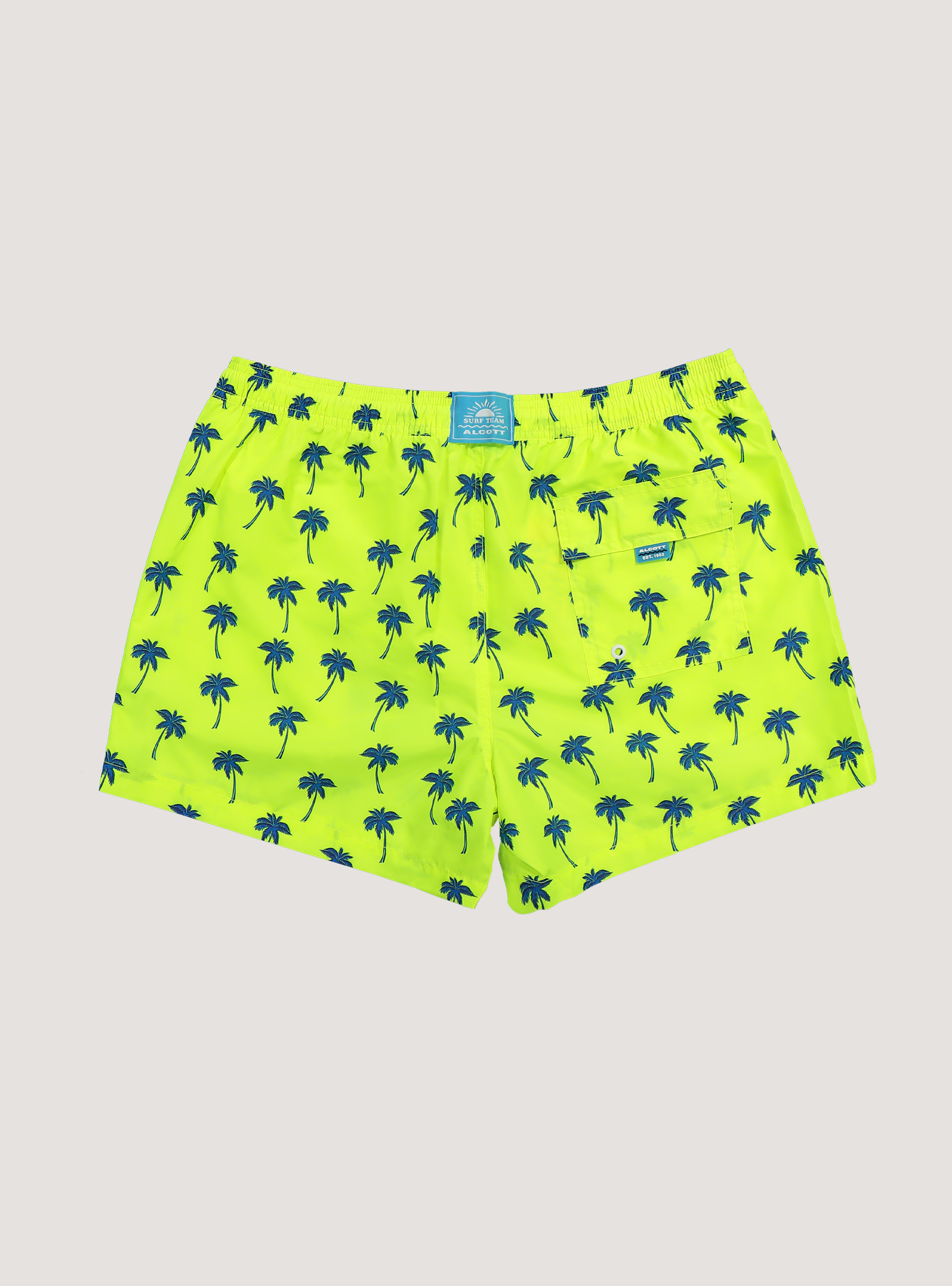 Costume con stampa, BLUE PALM