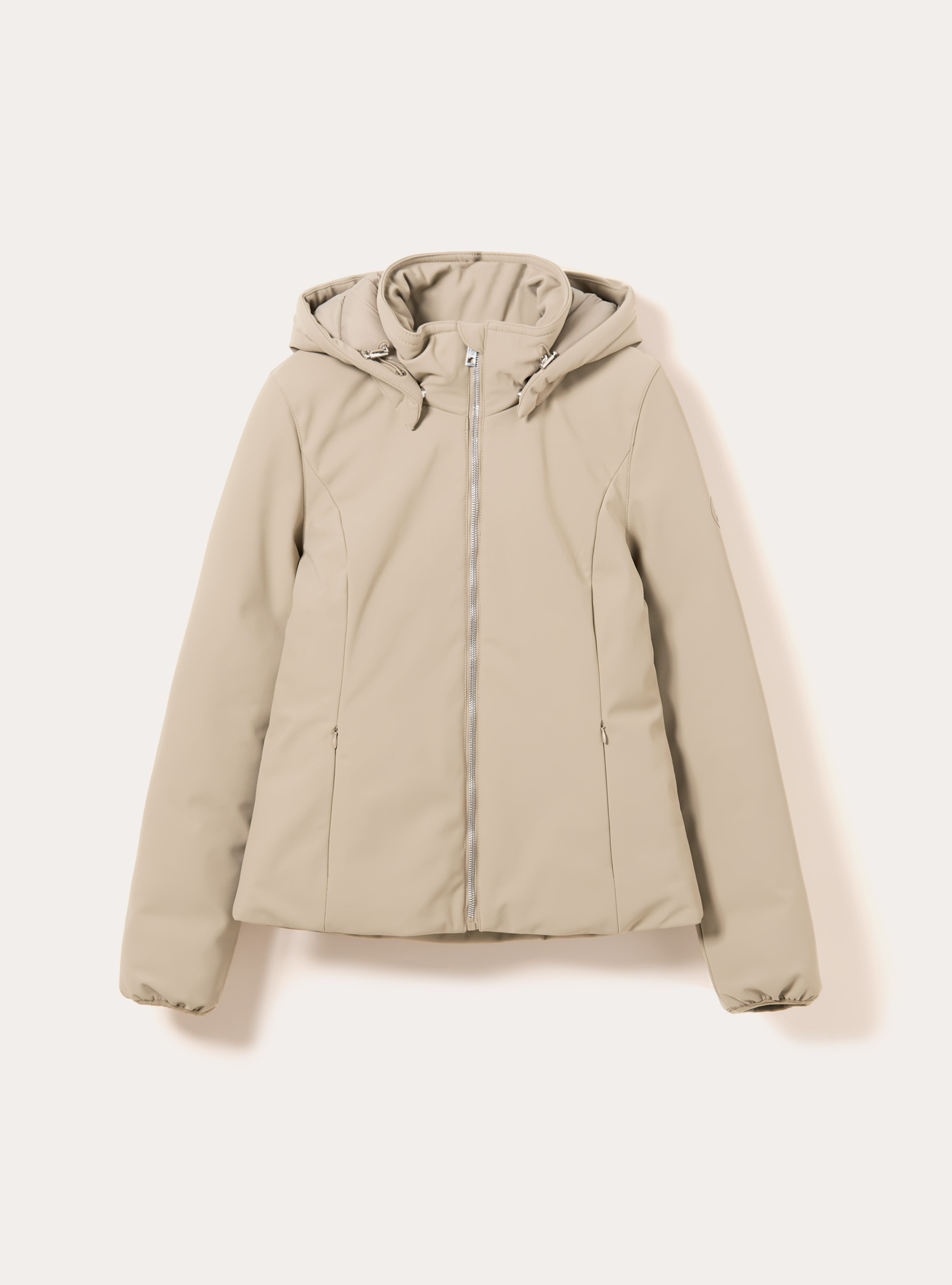 Giubbotto tecnico con cappuccio, BG2 BEIGE MEDIUM