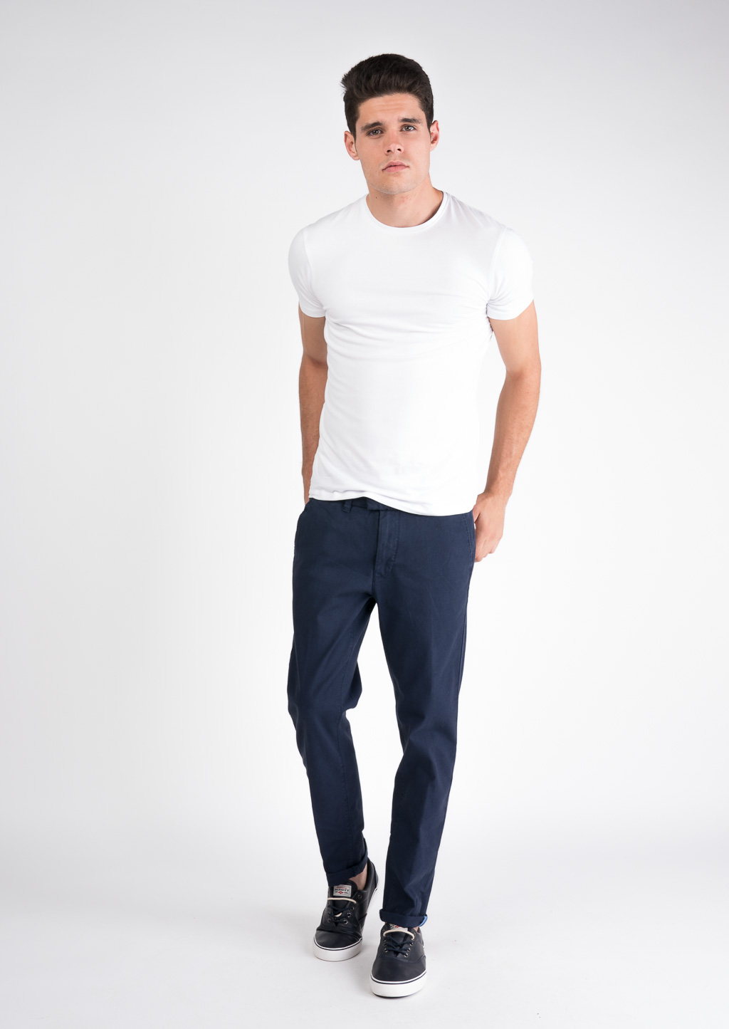 Dobby chino, C0210 BLUE