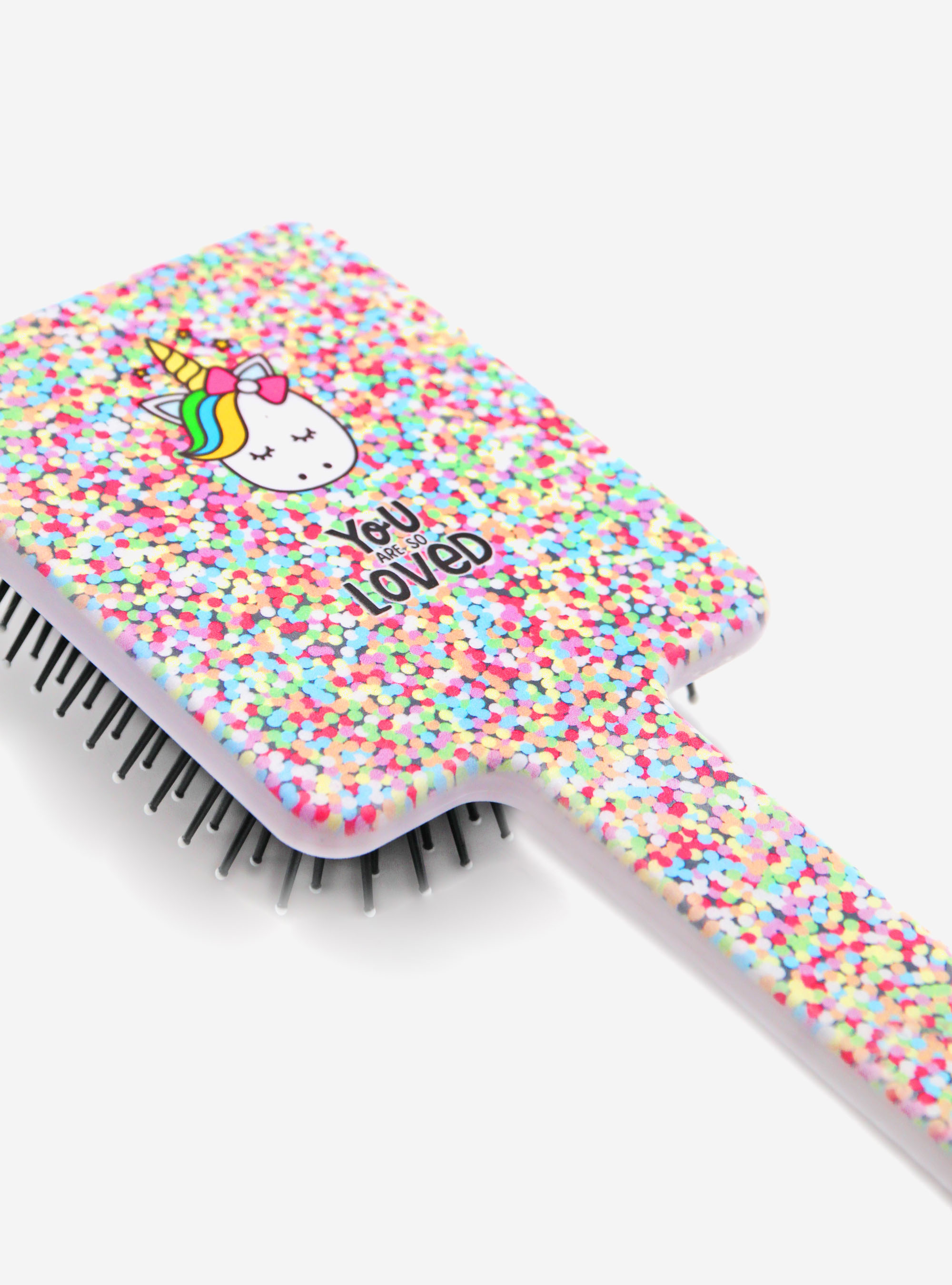 Brosse &agrave; motifs licorne, RAINBOW