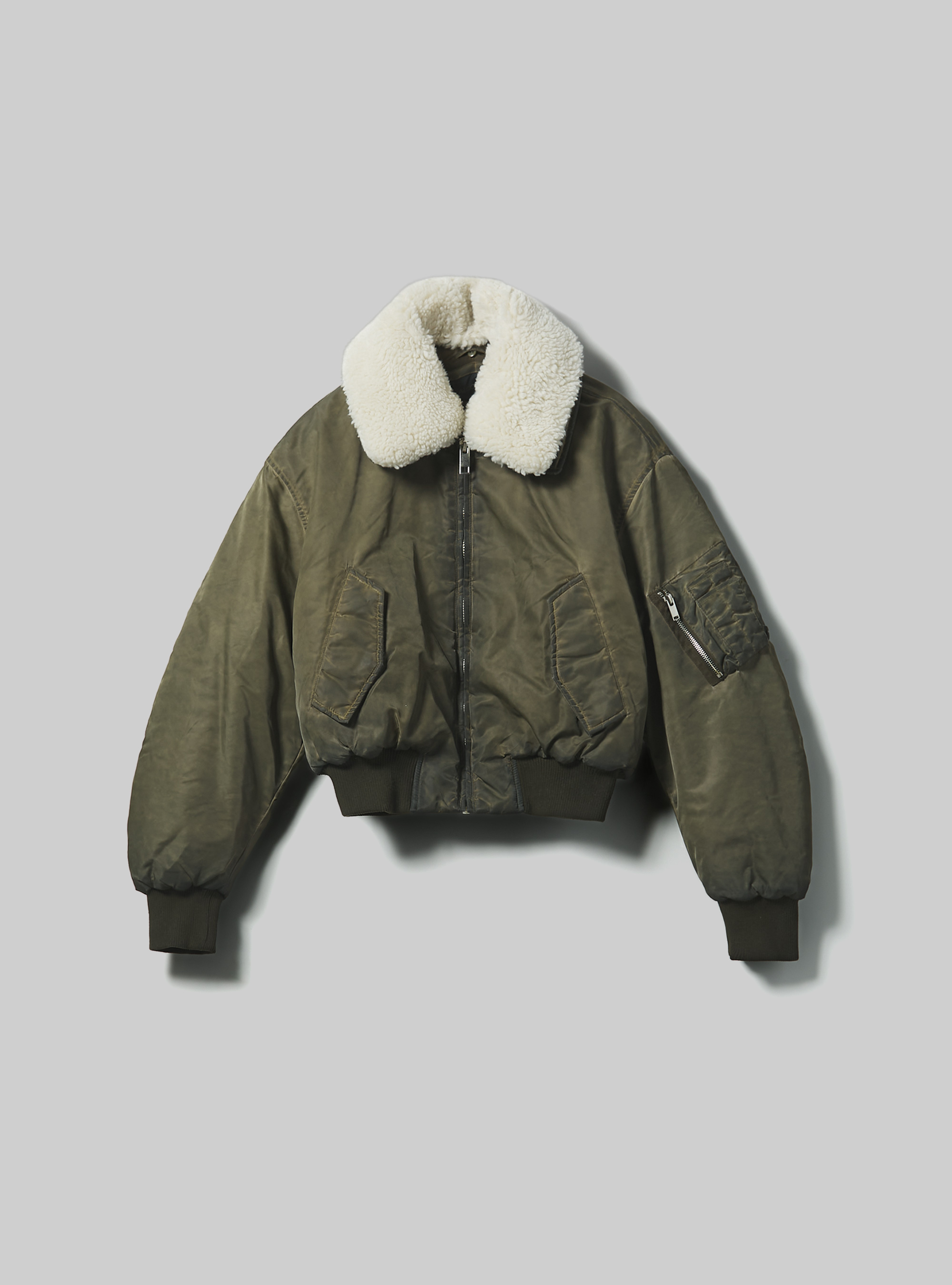 Bomber effet délavé avec rembourrage recyclé, KY2 KAKY MEDIUM