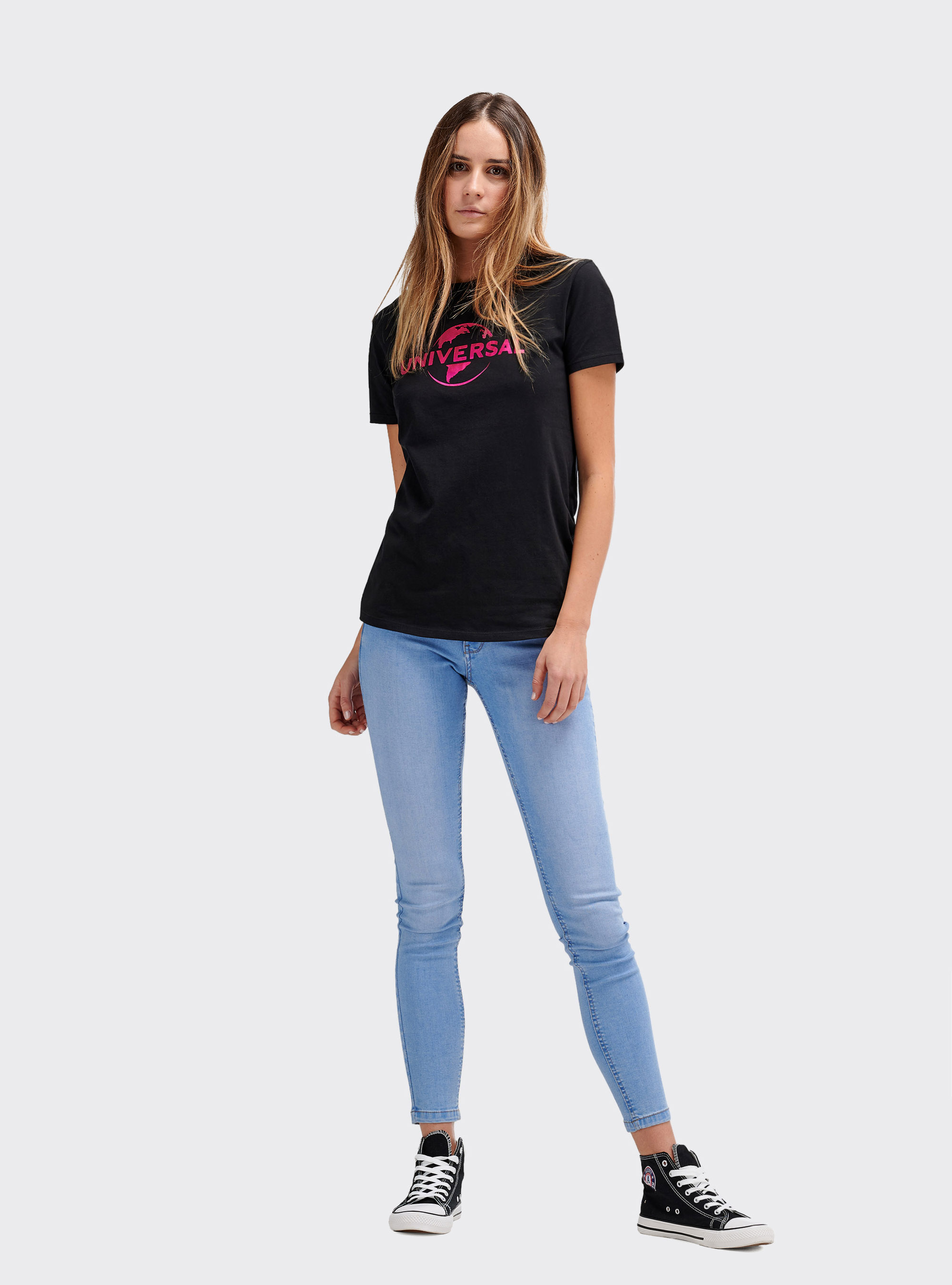 Maglietta Universal x Alcott, NERO