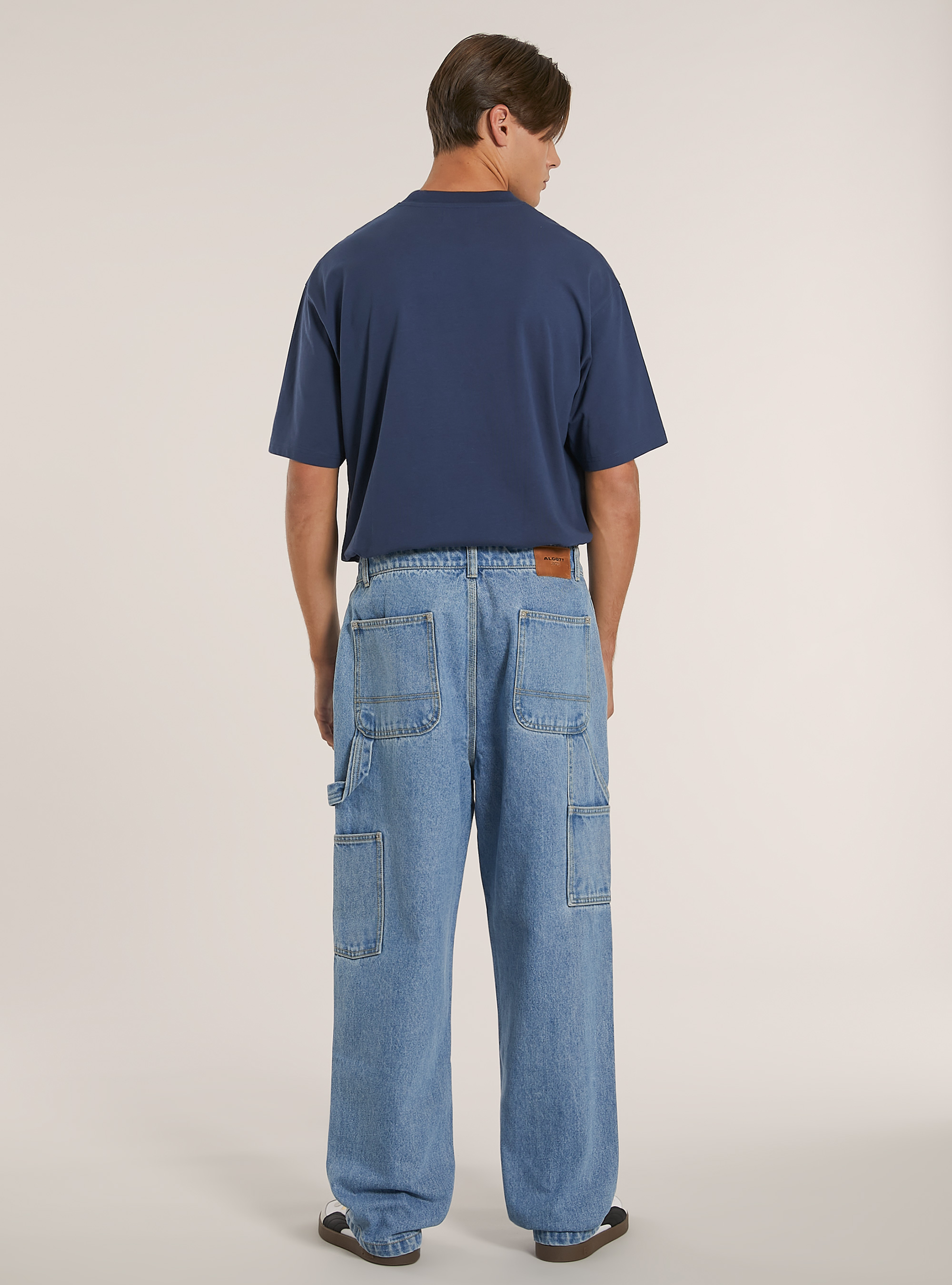 Jeans de charpentier ouvrier, D006 AZURE
