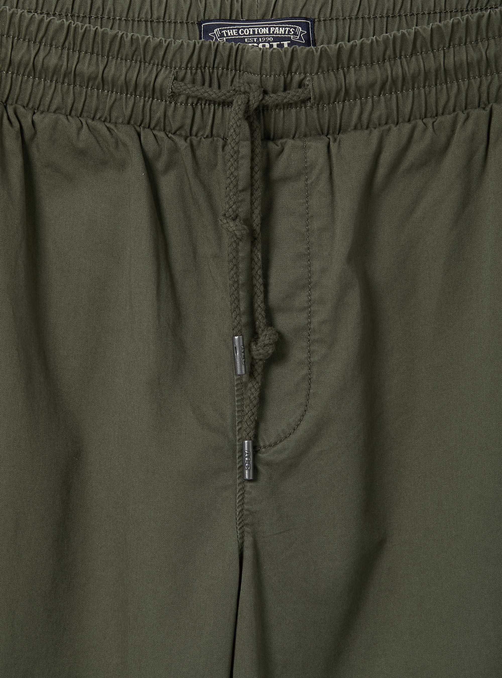 Pantaloni chinos in twill con elastico, KY2 KAKY MEDIUM