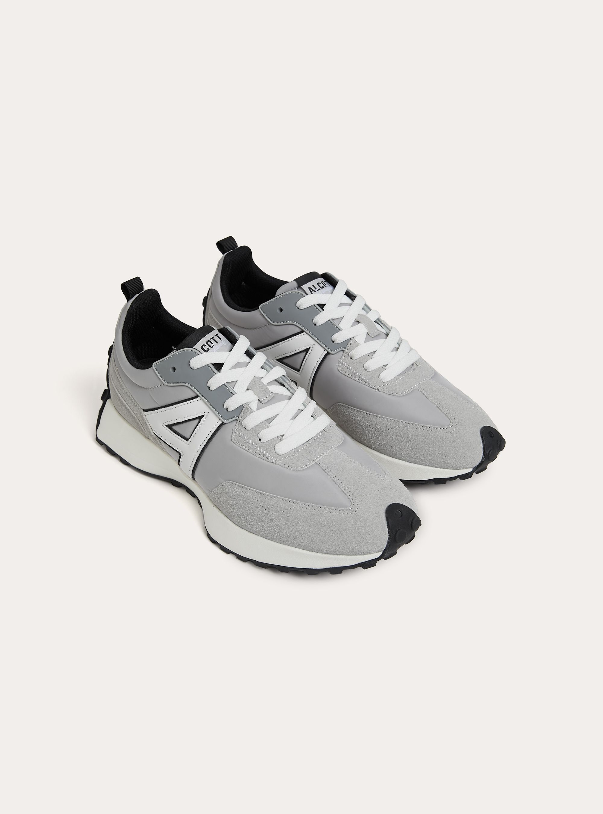 Sneakers con logo a contrasto, GY2 GREY MEDIUM