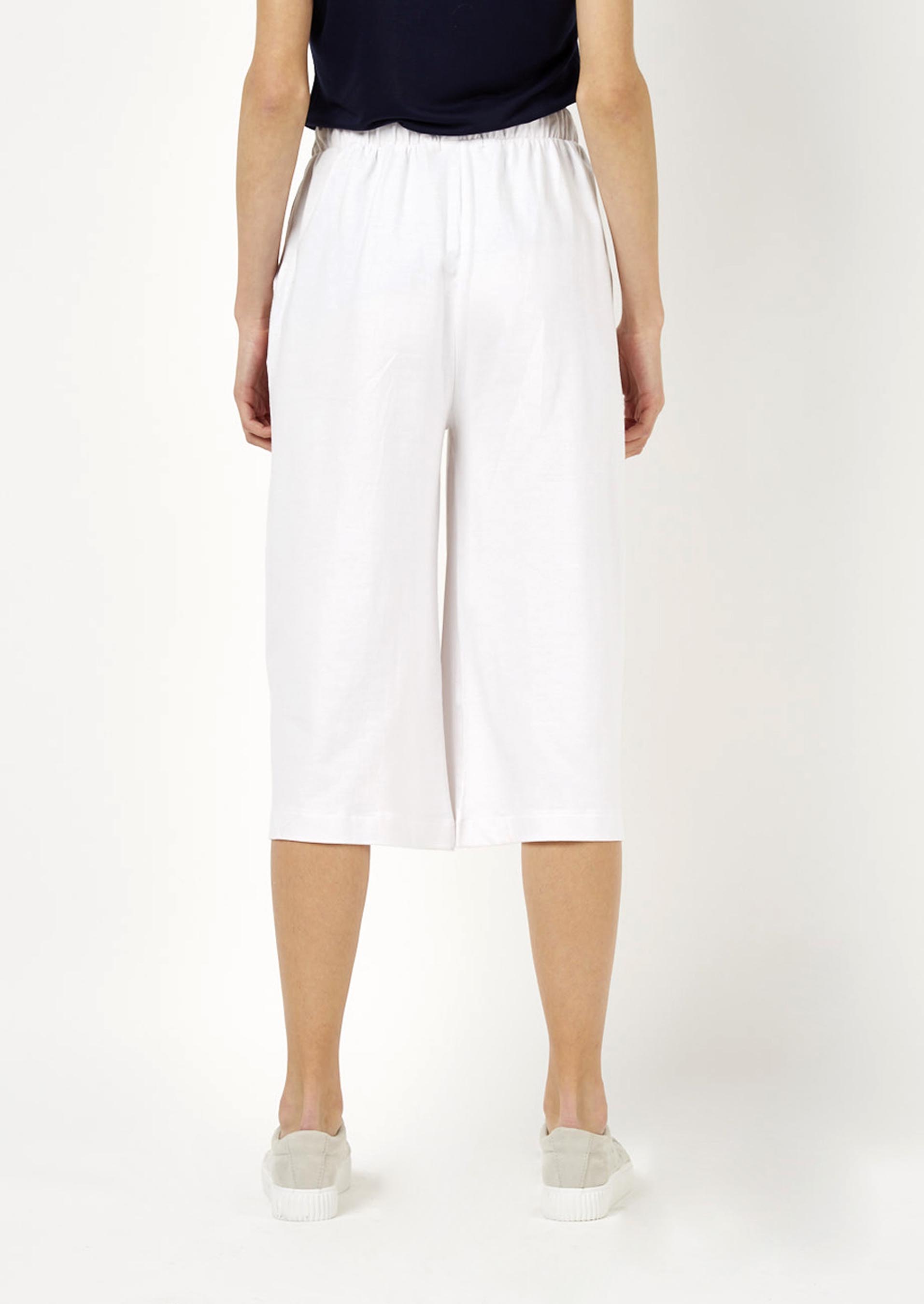 Pantaloni culotte, WHITE