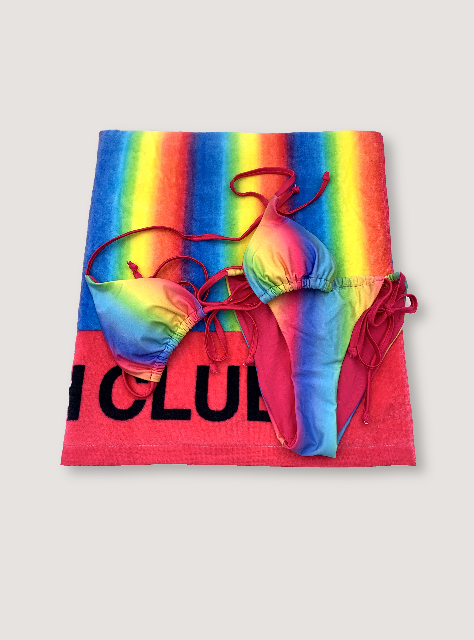 Telo mare spugna in cotone, MULTICOLOR