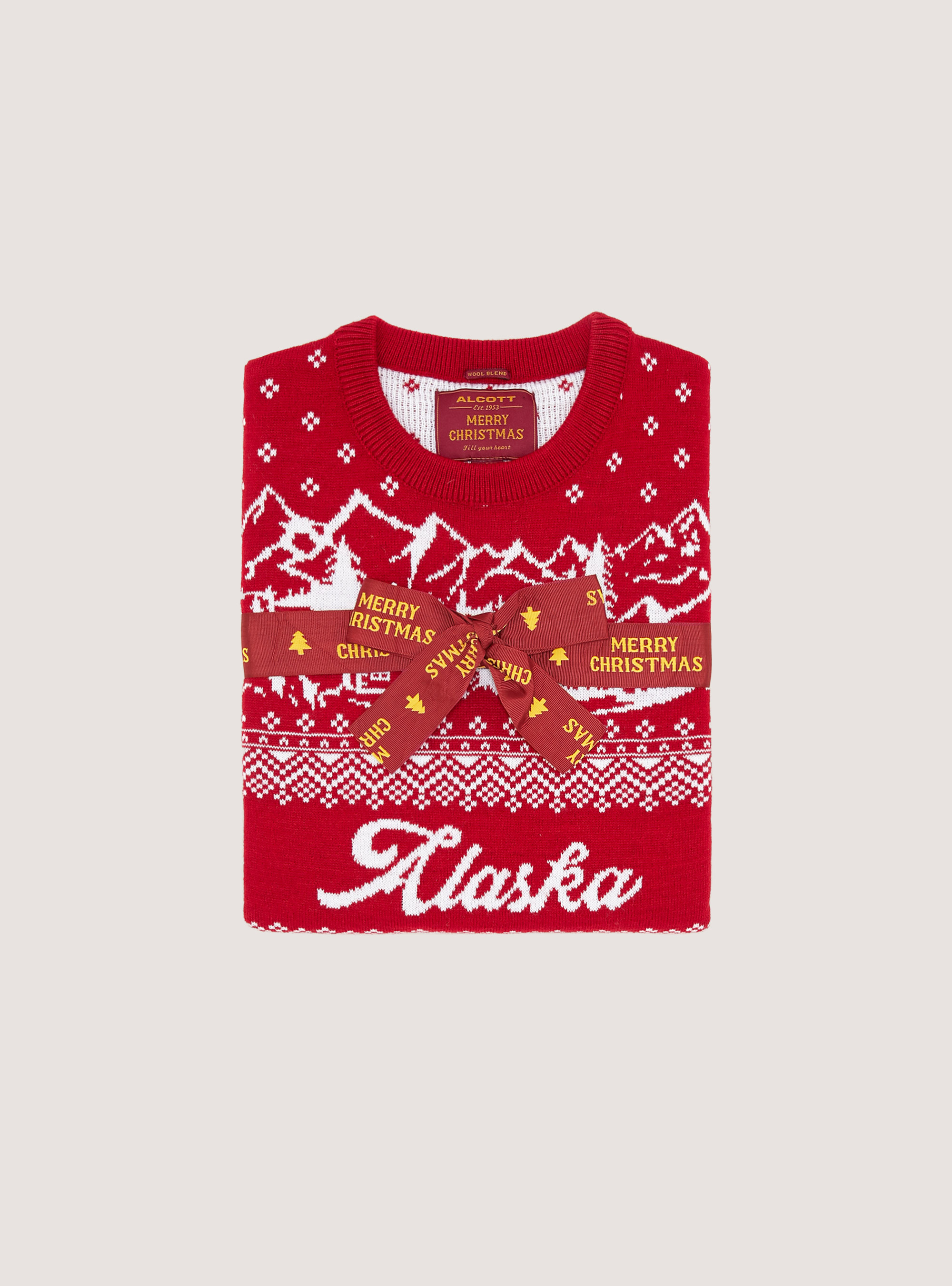 Pullover Christmas Family Collection, ROSSO
